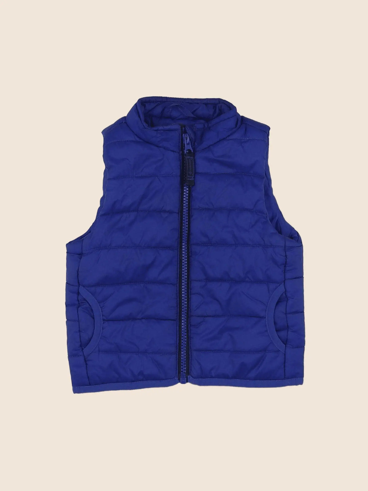 Vertbaudet - doudoune bleu - 12 mois