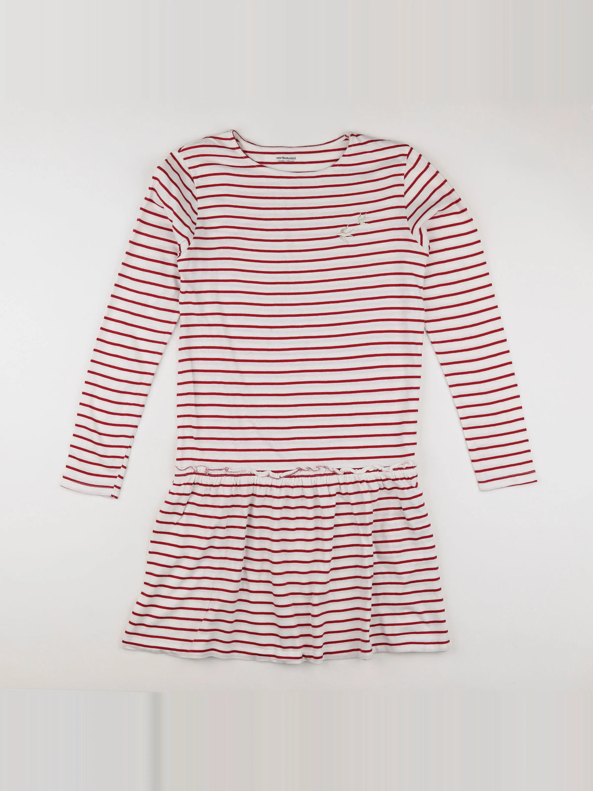 Vertbaudet - robe blanc, rouge - 12 ans