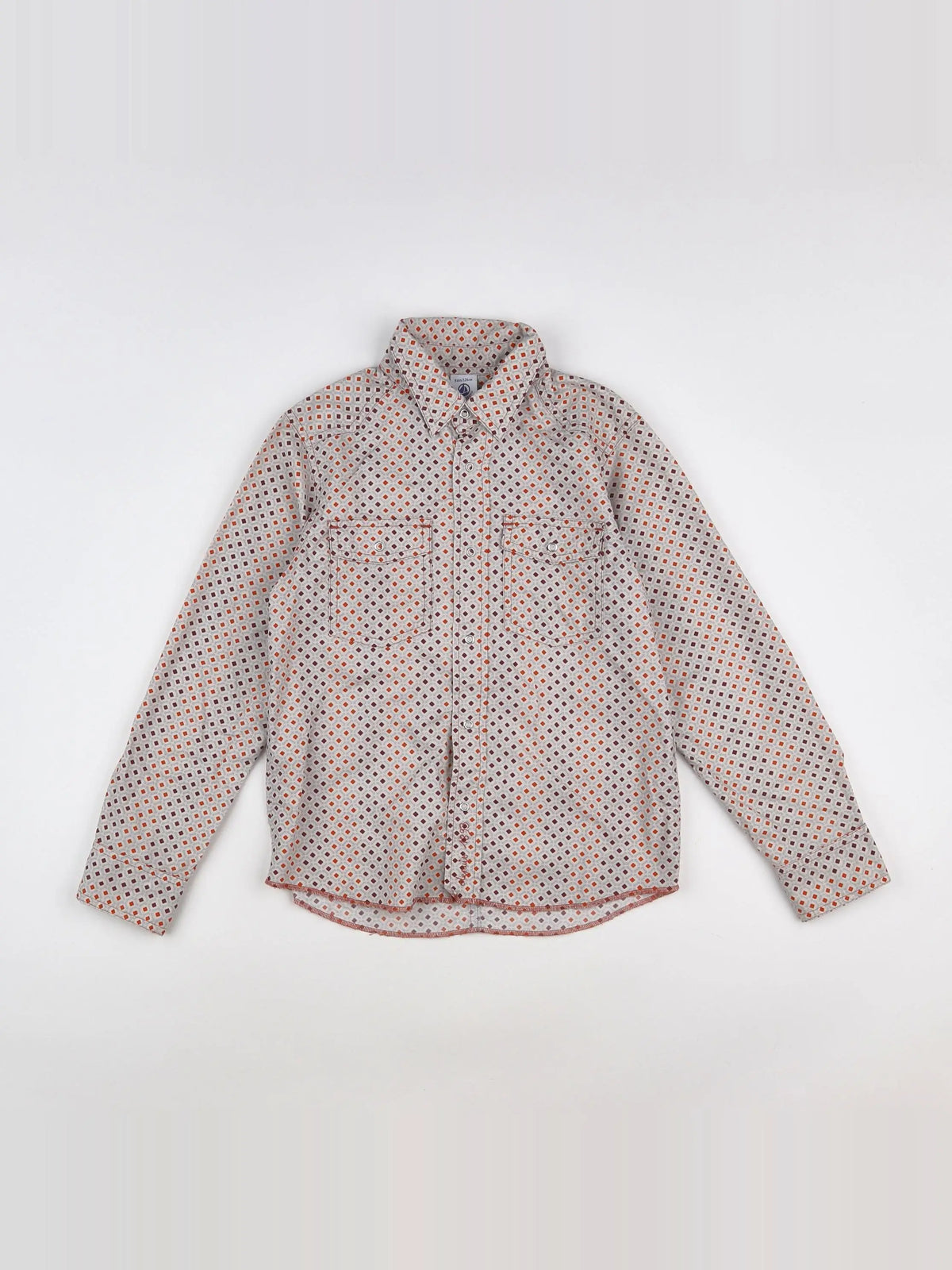 Petit Bateau - blouse multicolore - 8 ans