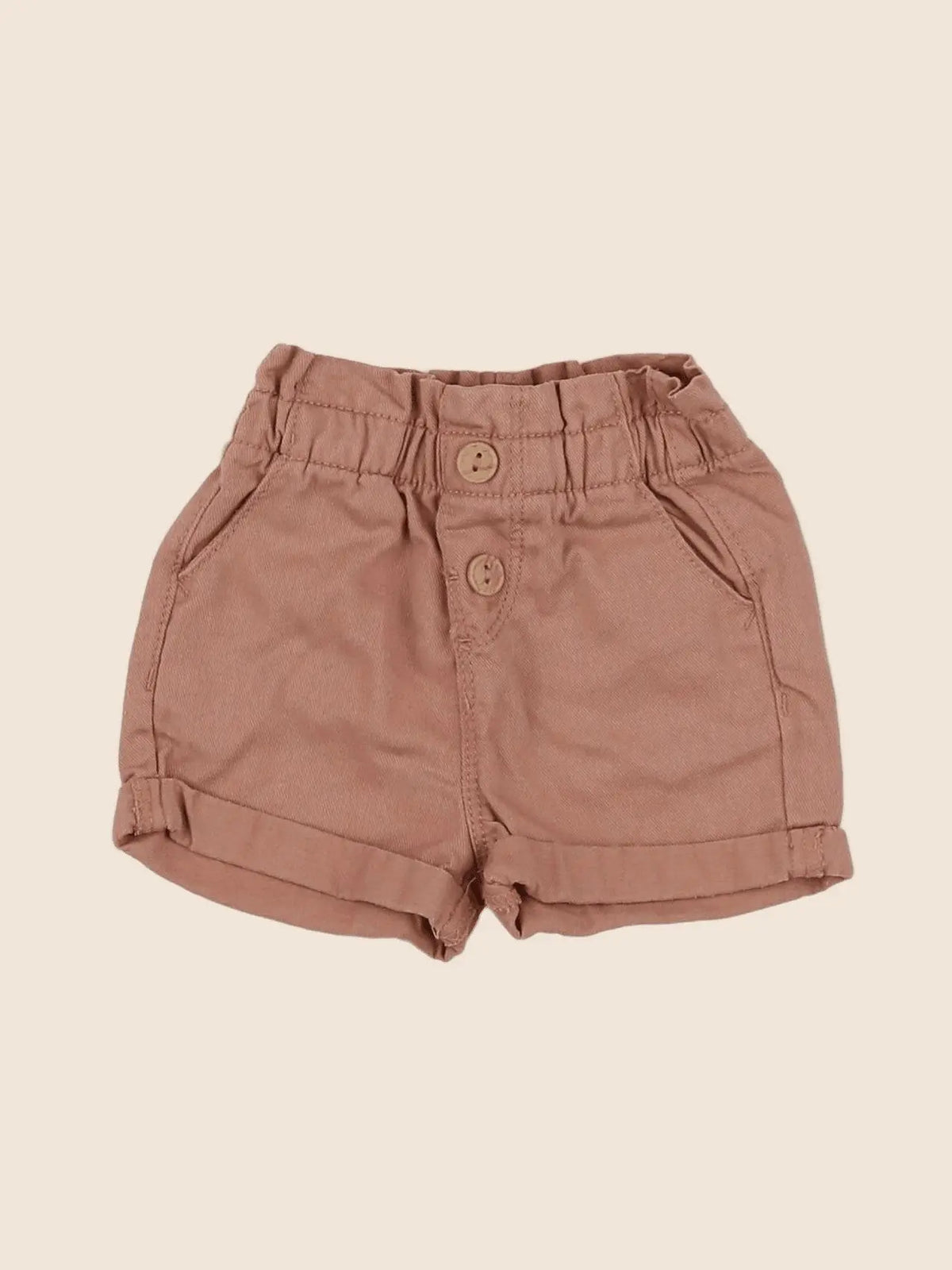 Vertbaudet - short marron - 3 mois