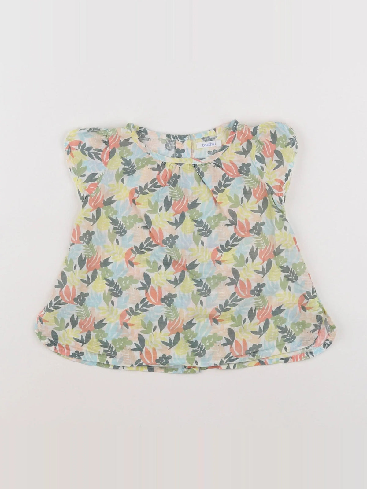 Boutchou - blouse multicolore - 12 mois