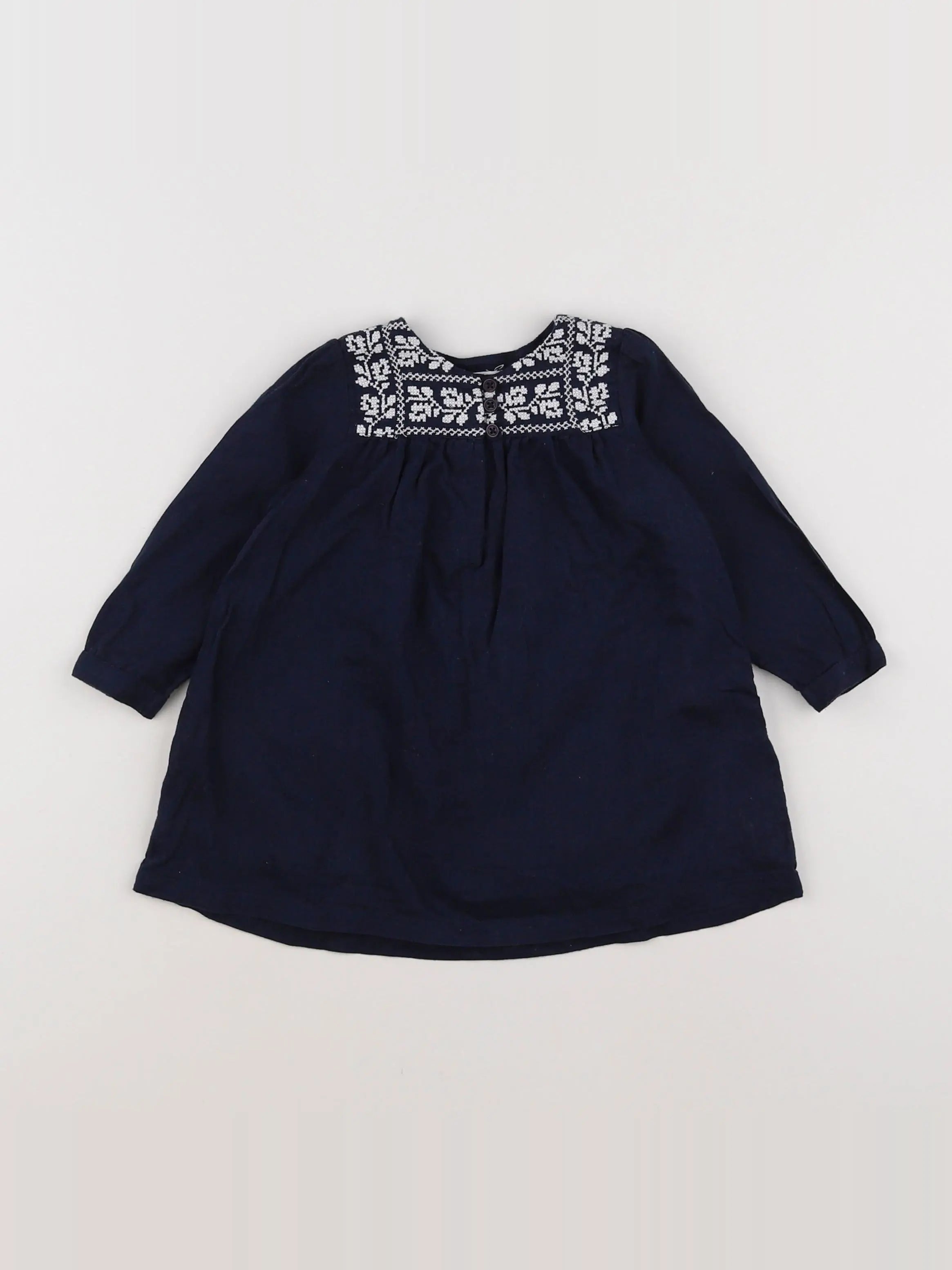 Boutchou - robe bleu - 6 mois