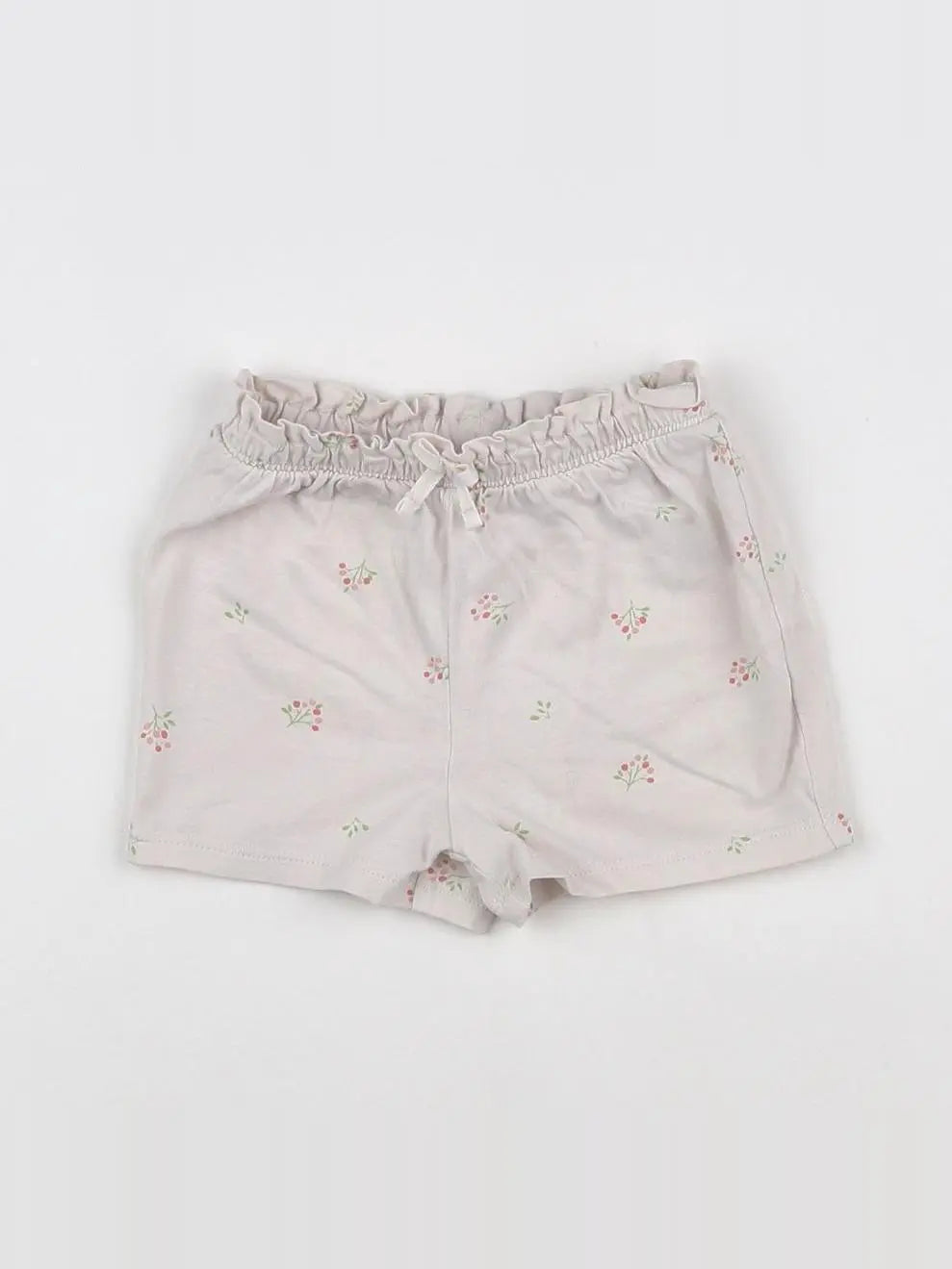 H&M - short beige - 9/12 mois