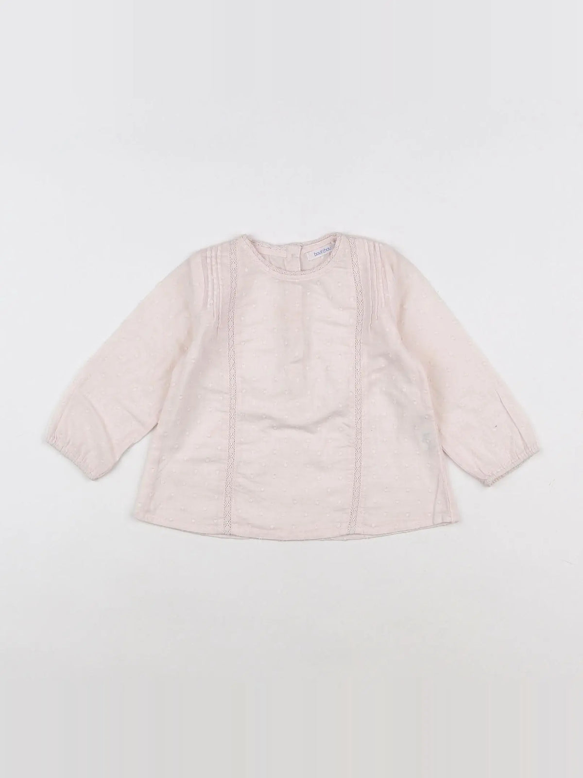 Boutchou - blouse rose - 12 mois
