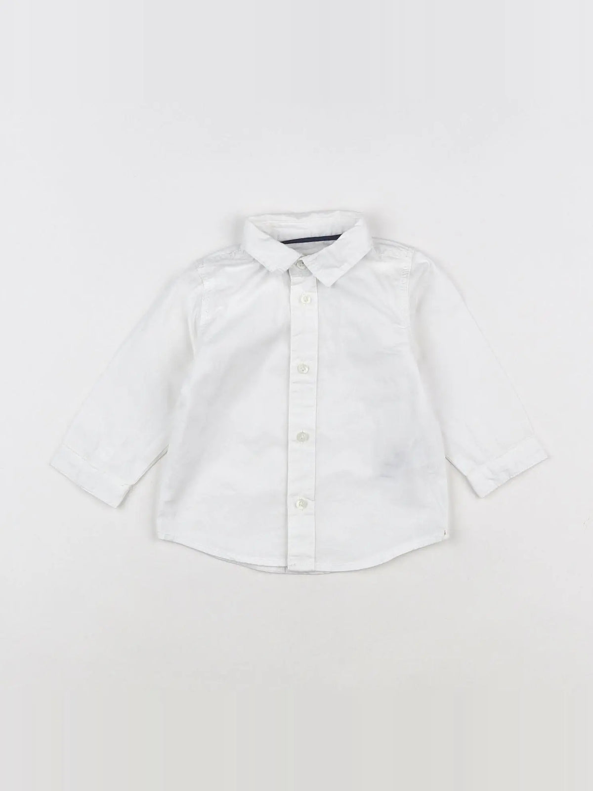 Vertbaudet - chemise blanc - 9 mois