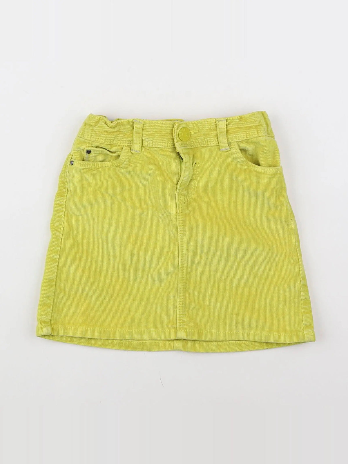 Okaidi - jupe jaune fluo - 6 ans