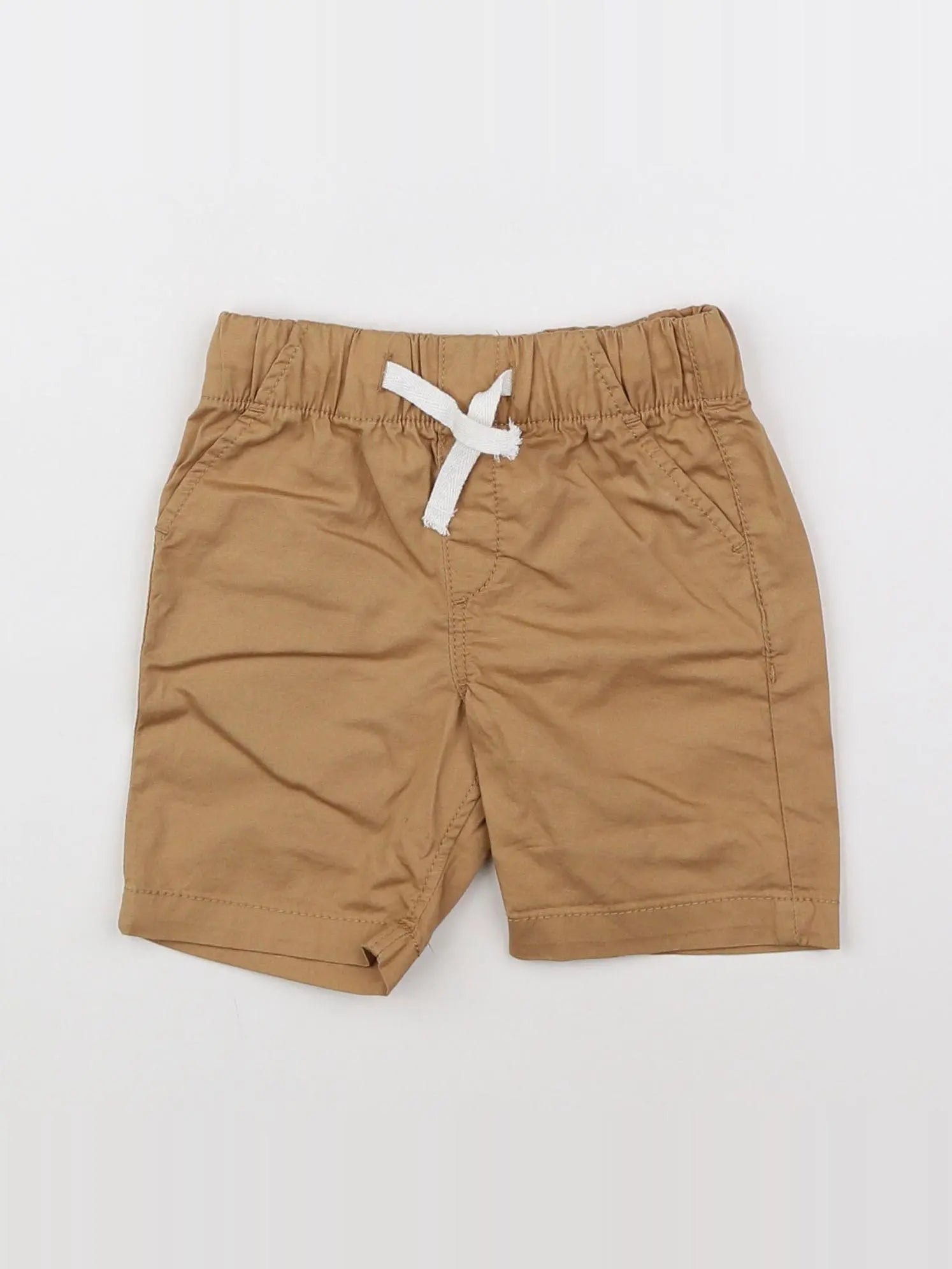 H&M - short marron - 6 mois