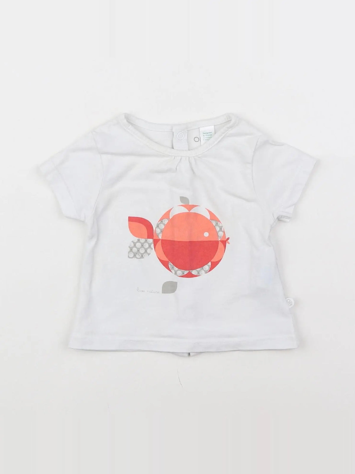 Okaidi - tee-shirt blanc - 3 mois