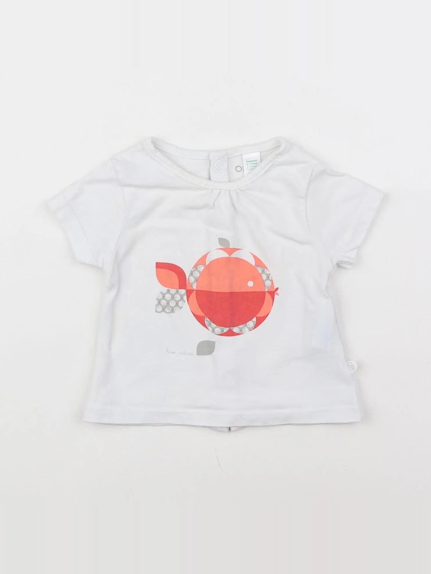 Okaidi - tee-shirt blanc - 3 mois