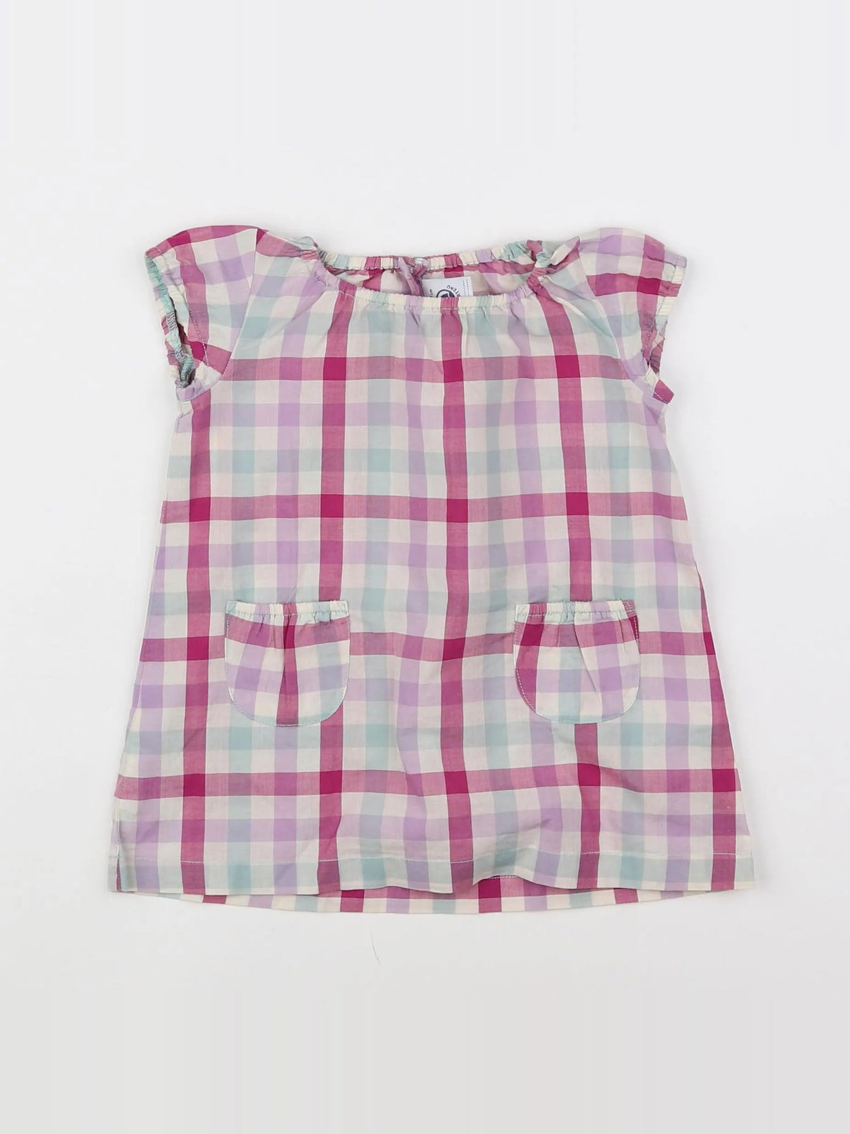 Petit Bateau - robe multicolore - 6 mois