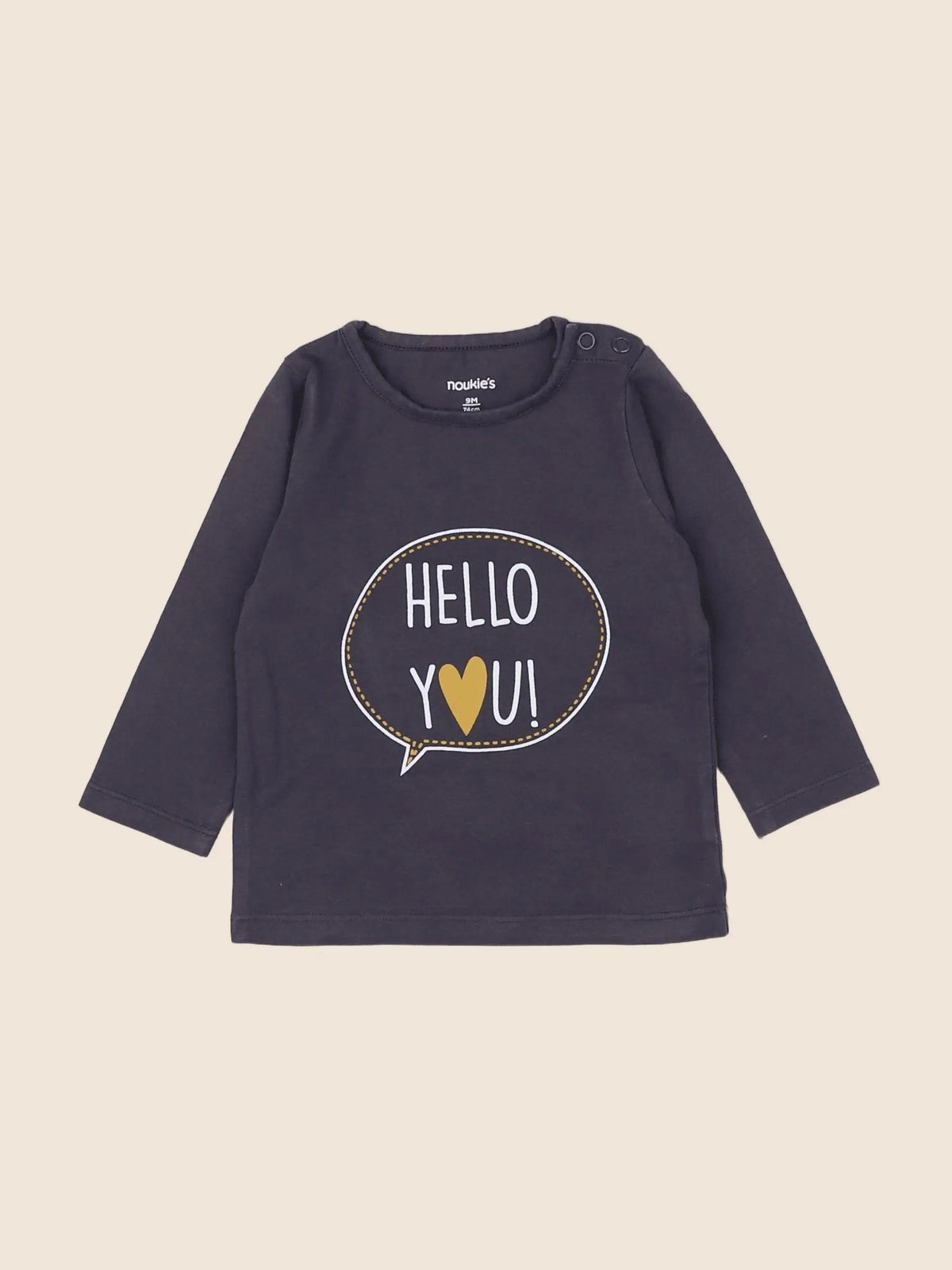 Noukie's - tee-shirt gris - 9 mois