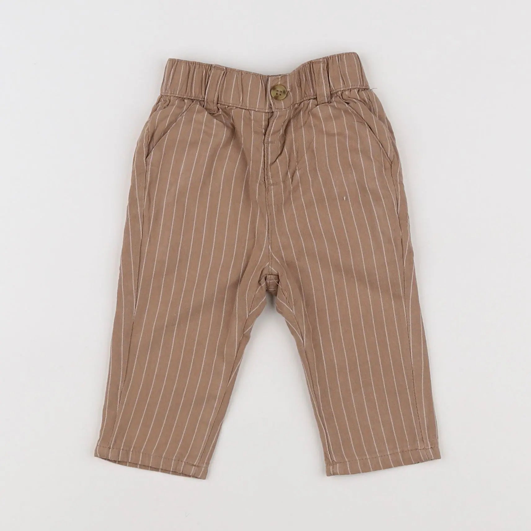 Vertbaudet - pantalon beige - 3 mois
