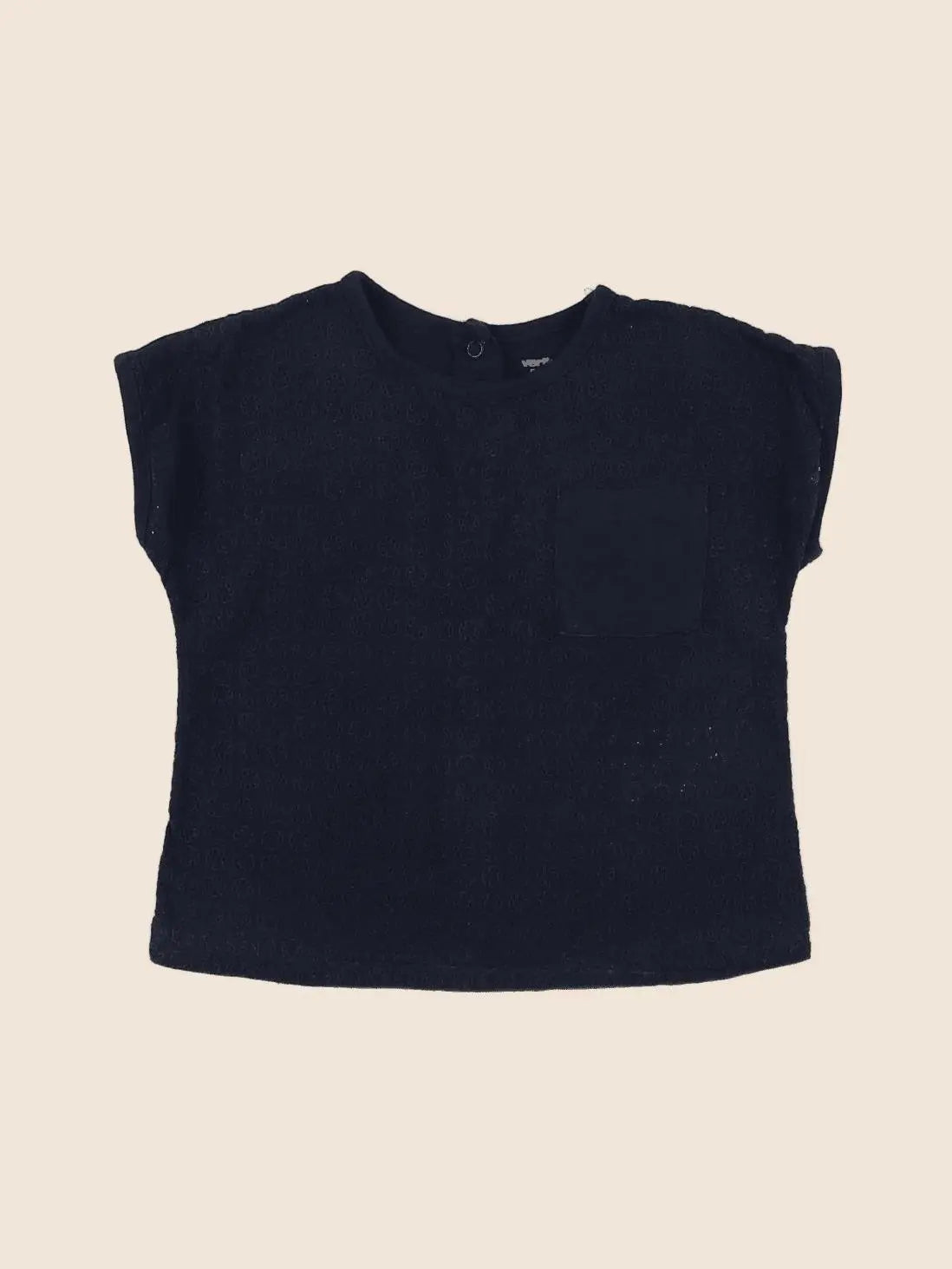 Vertbaudet - tee-shirt bleu - 9 mois