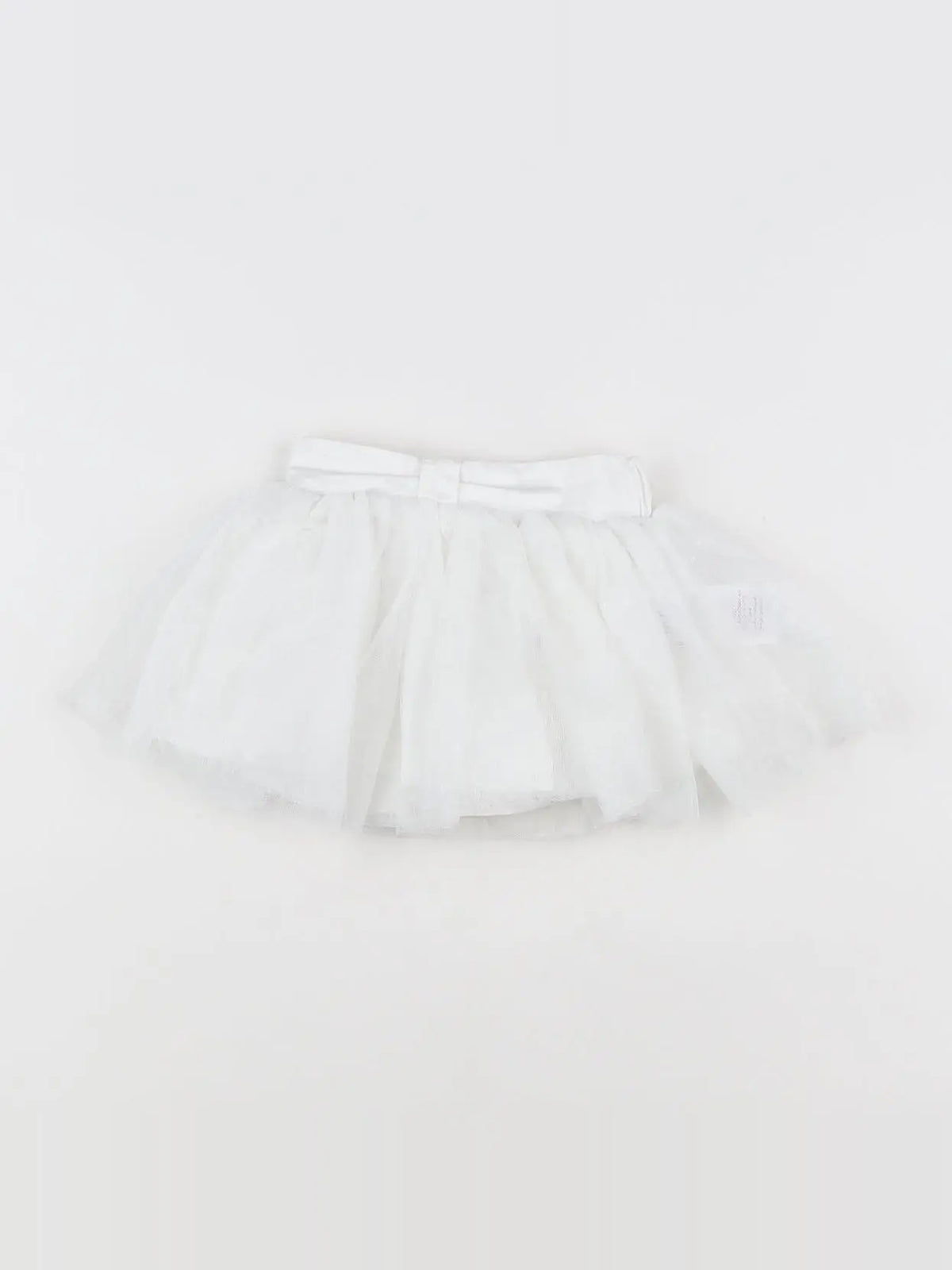 Vertbaudet - jupe blanc - 0/3 mois