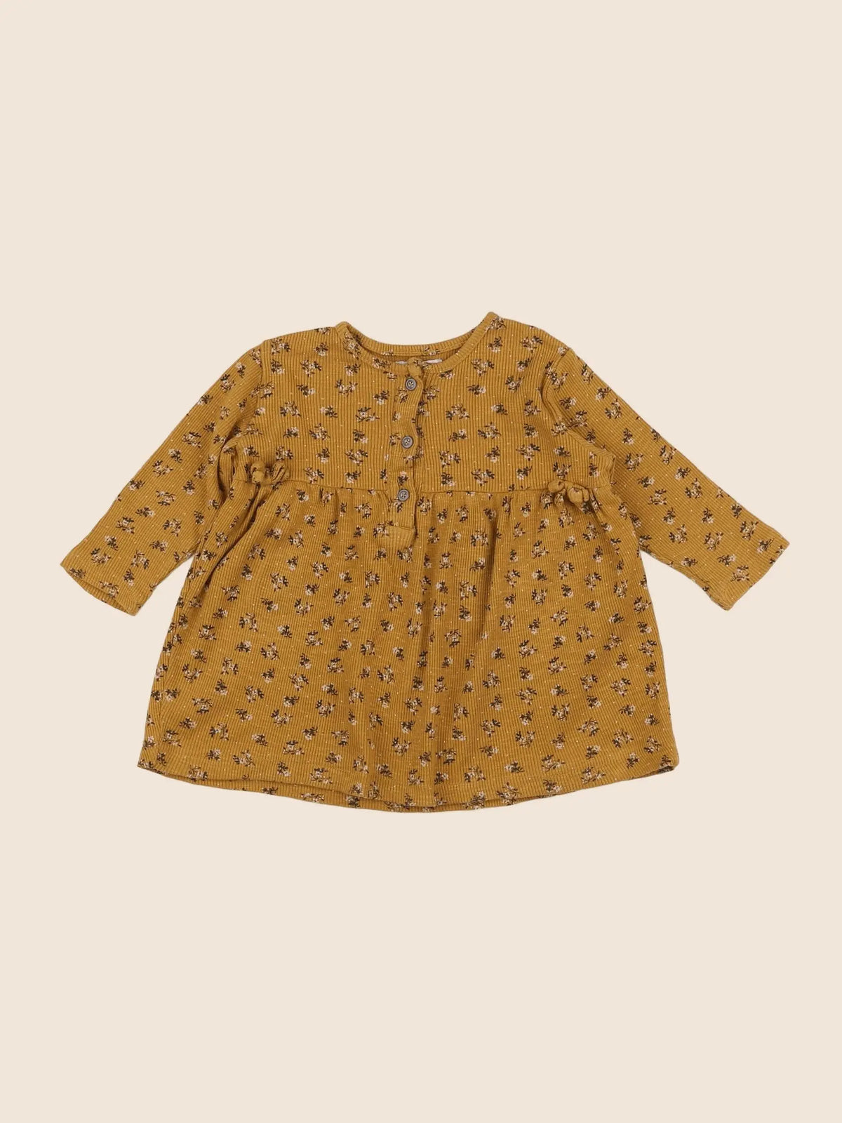 Vertbaudet - robe jaune - 12 mois