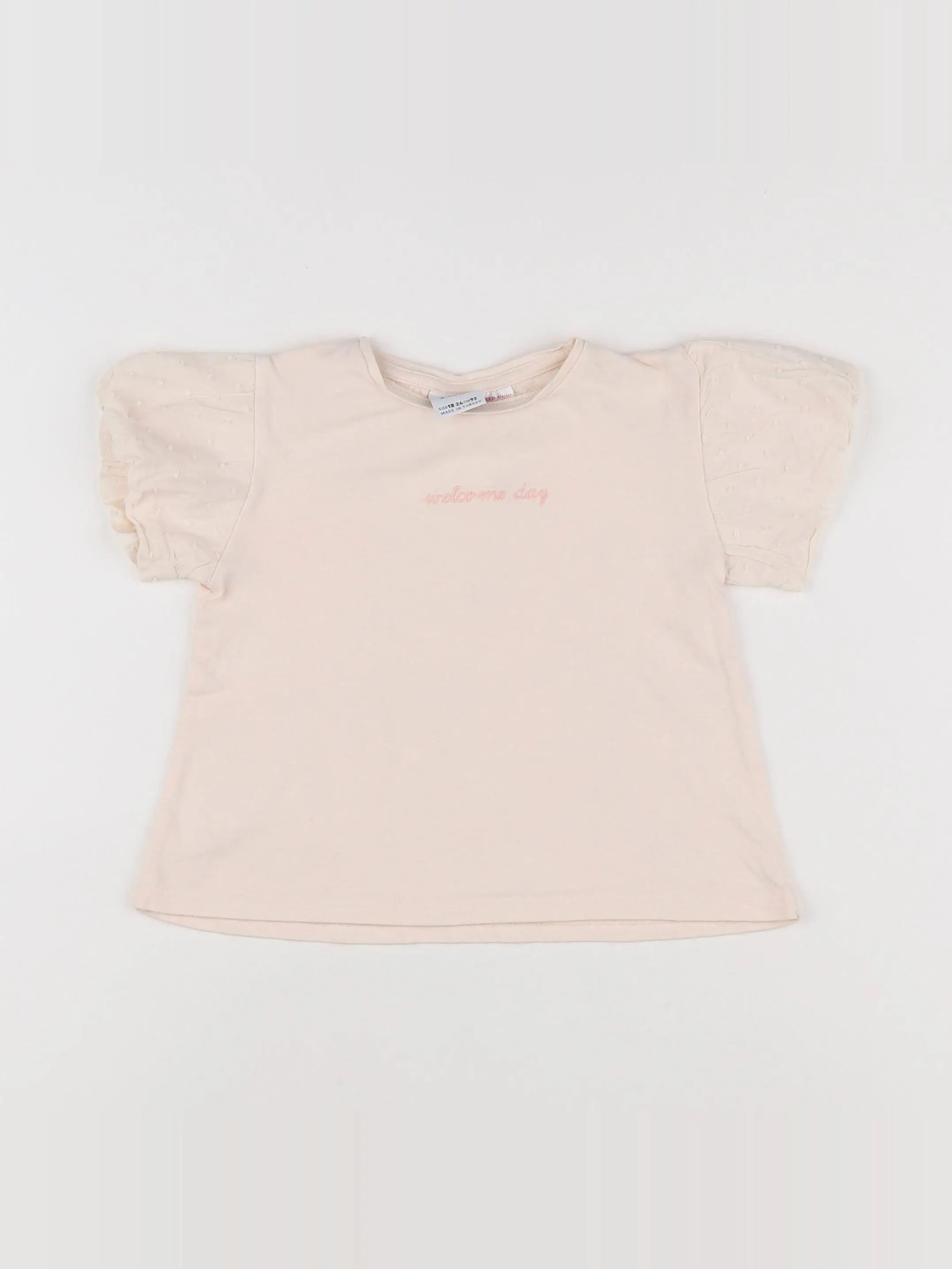 Zara - tee-shirt rose - 18 mois à 2 ans