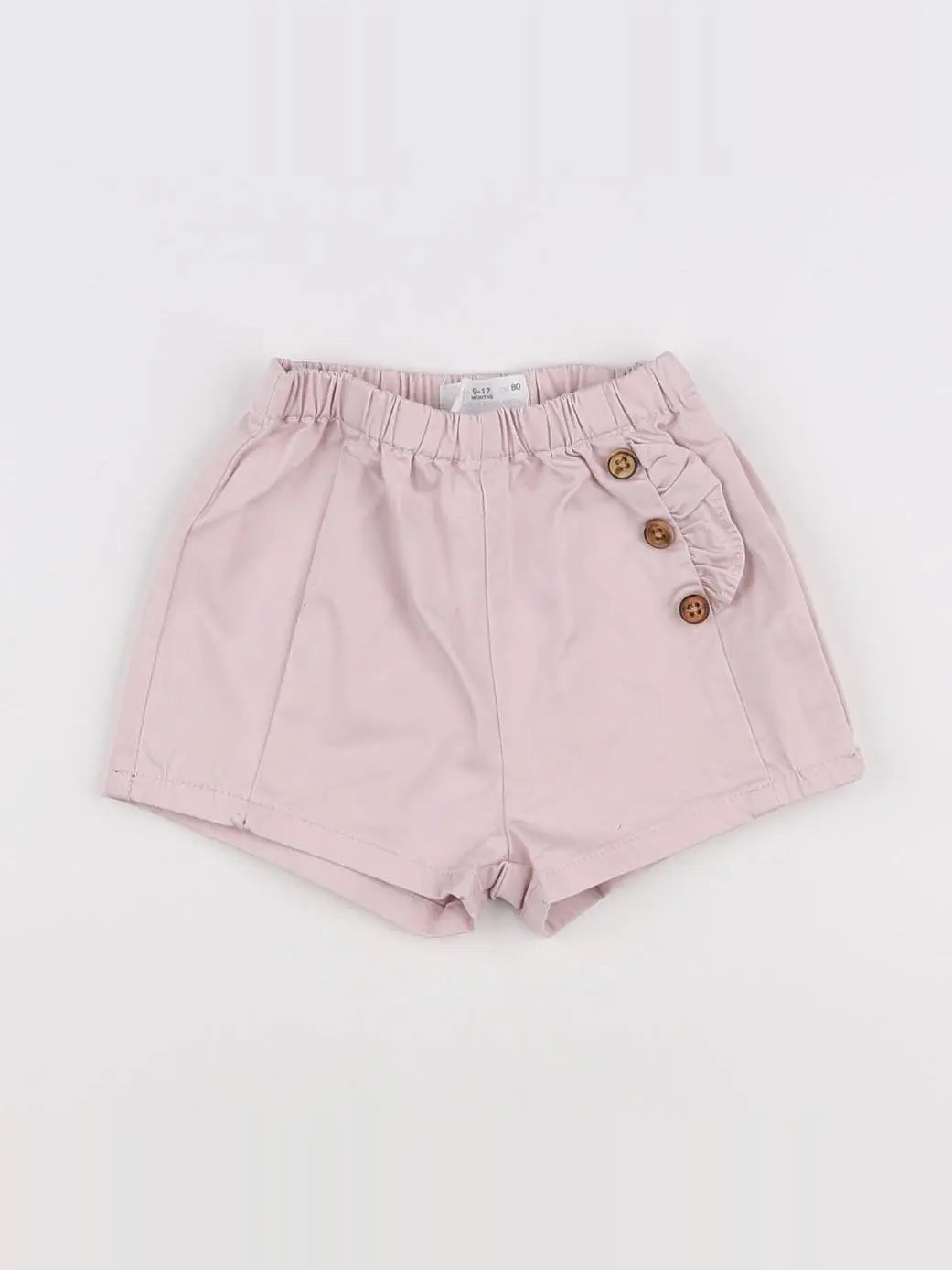 Zara - short rose - 9/12 mois