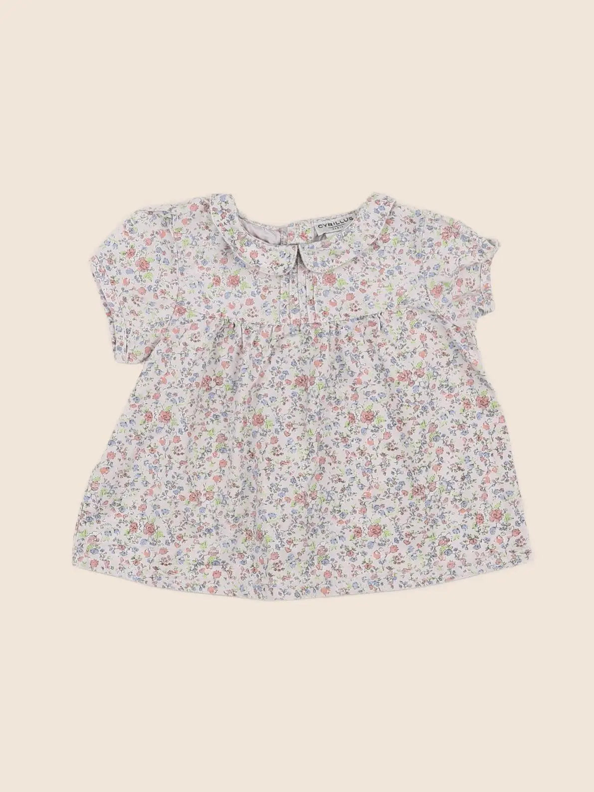 Cyrillus - blouse rose - 12 mois