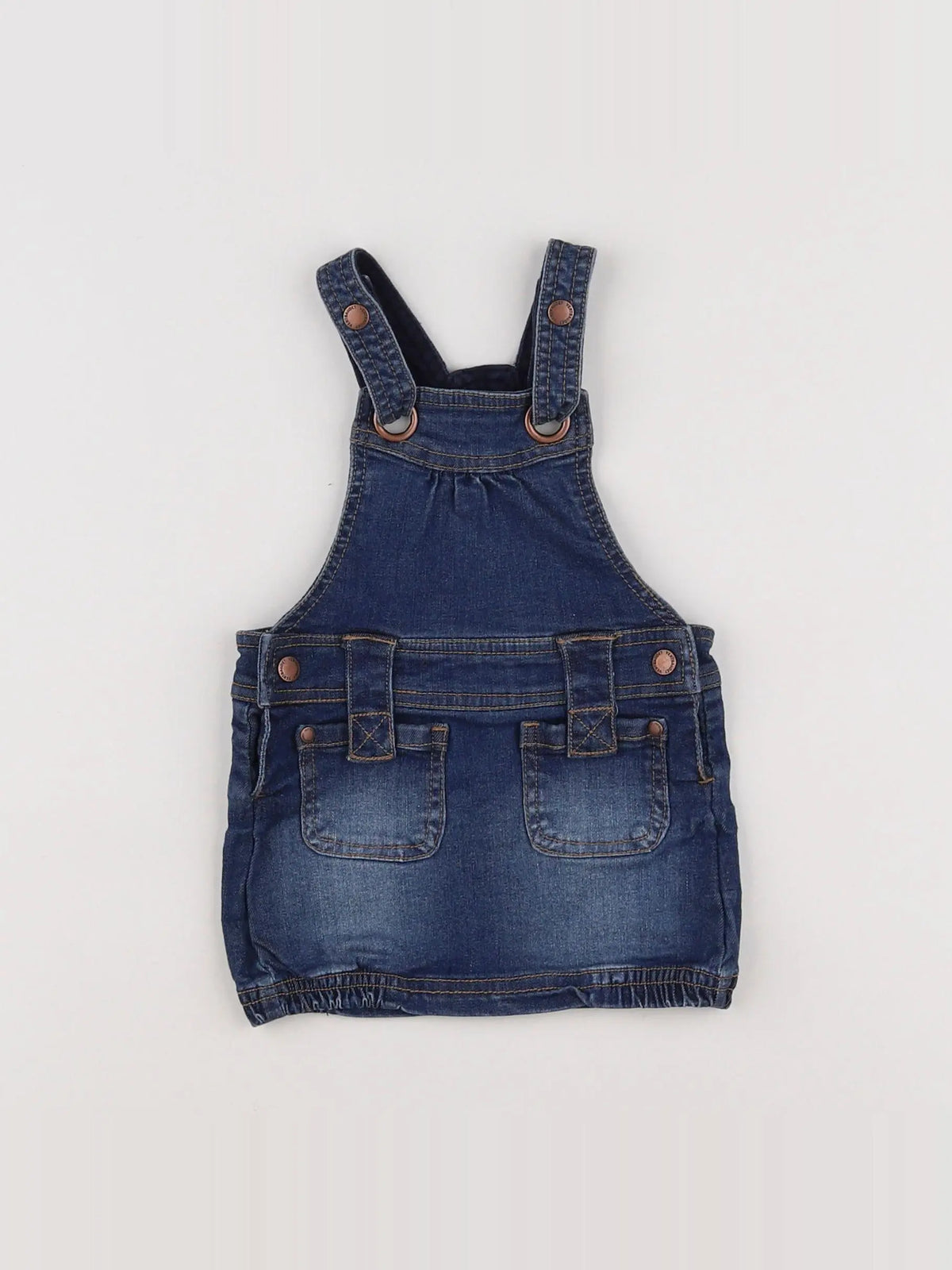 Vertbaudet - robe bleu - 3/6 mois