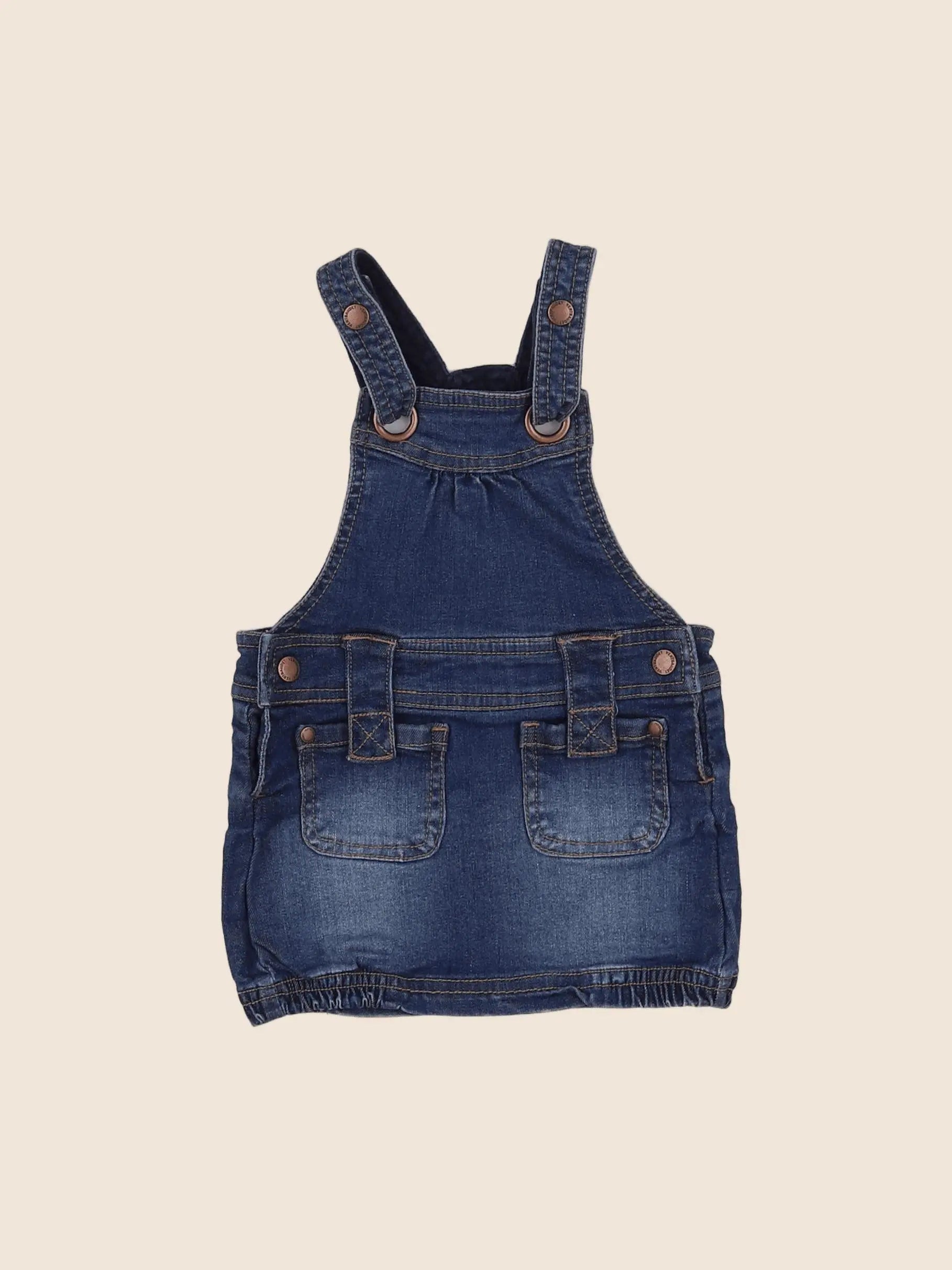 Vertbaudet - robe bleu - 3/6 mois