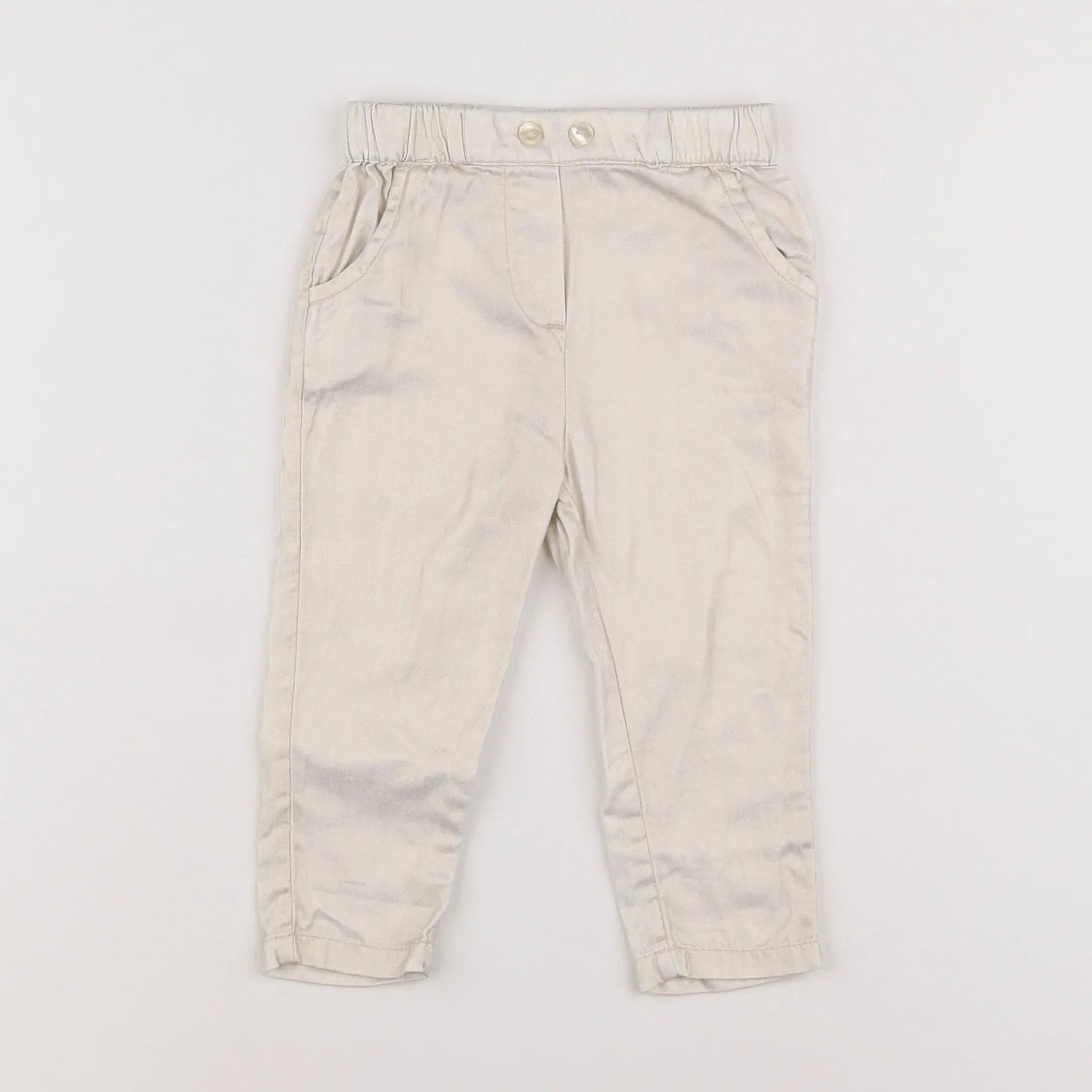 Vertbaudet - pantalon or - 18 mois
