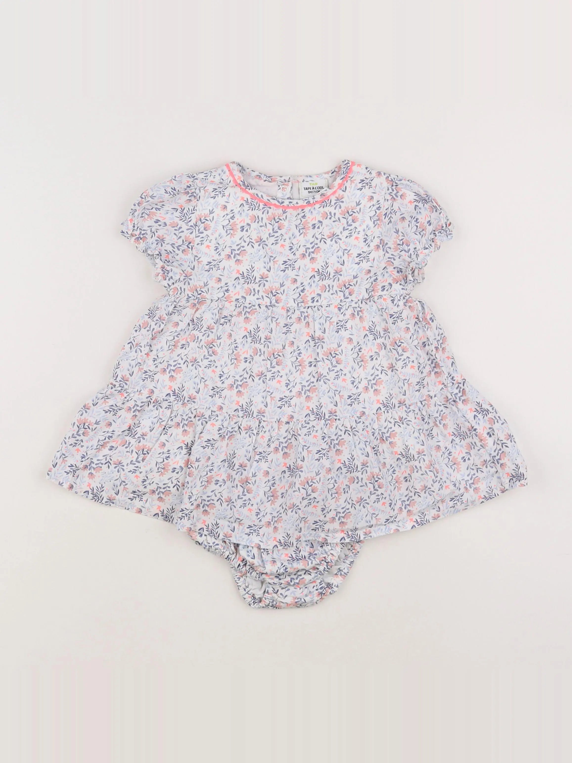 Tape à l'oeil - robe multicolore - 9 mois