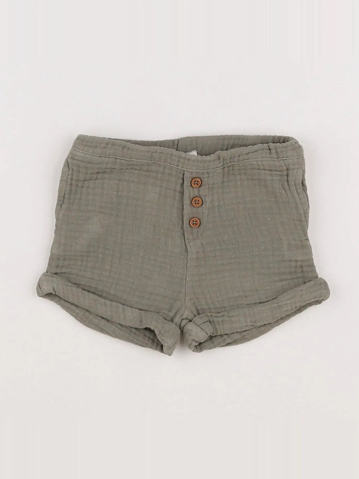 Natalys - short vert - 6 mois