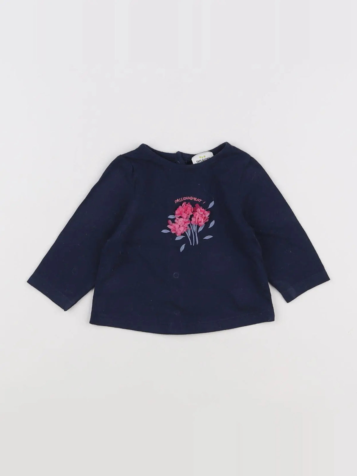 Tape à l'oeil - tee-shirt bleu - 3 mois