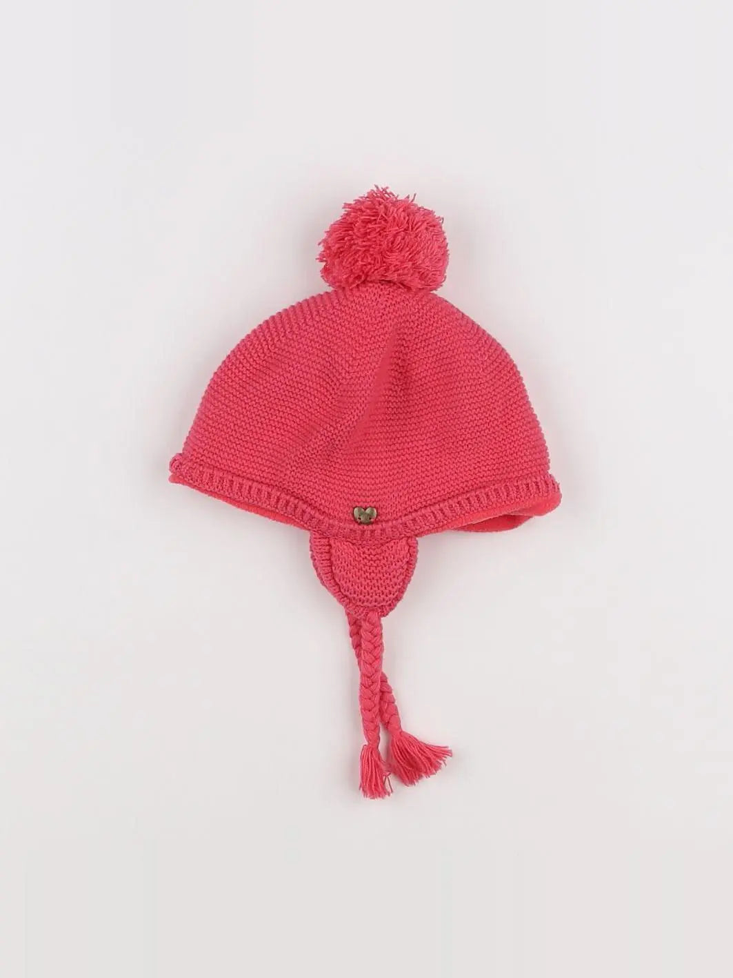 Vertbaudet - bonnet rose - 3/6 mois