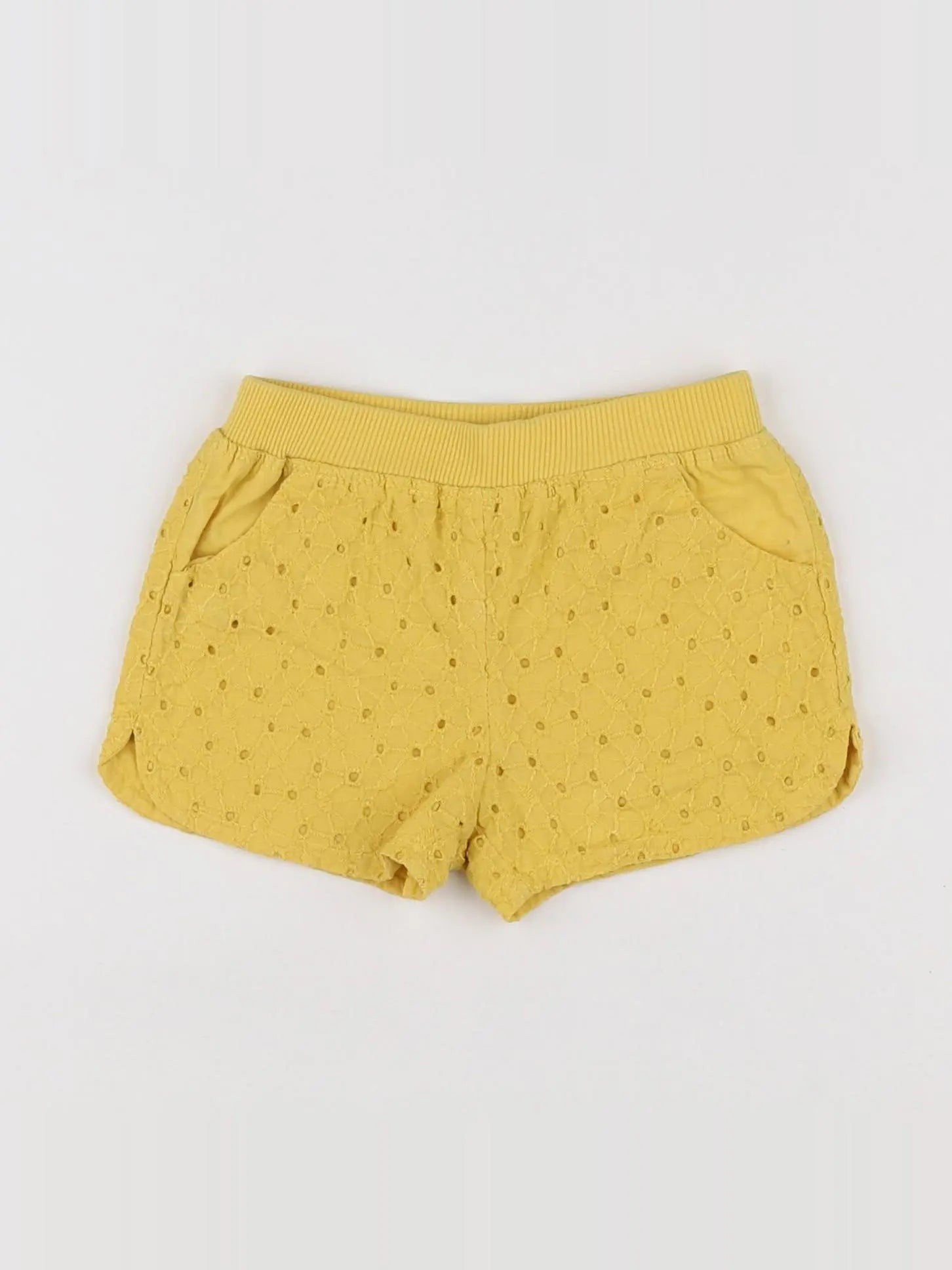 Vertbaudet - short jaune - 9 mois