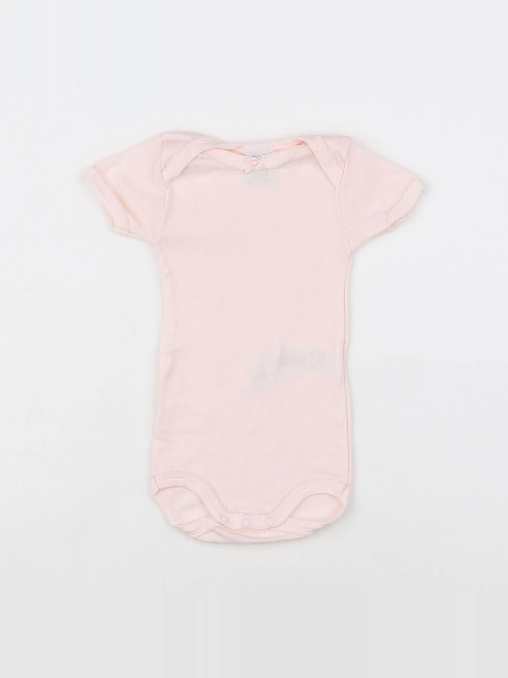 Petit Bateau - body rose - 3 mois