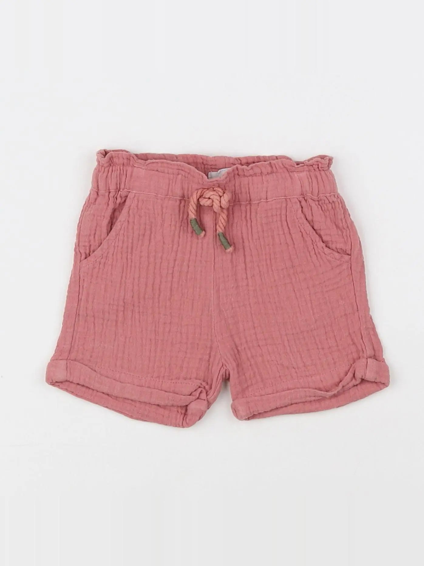 Vertbaudet - short rose - 6 mois
