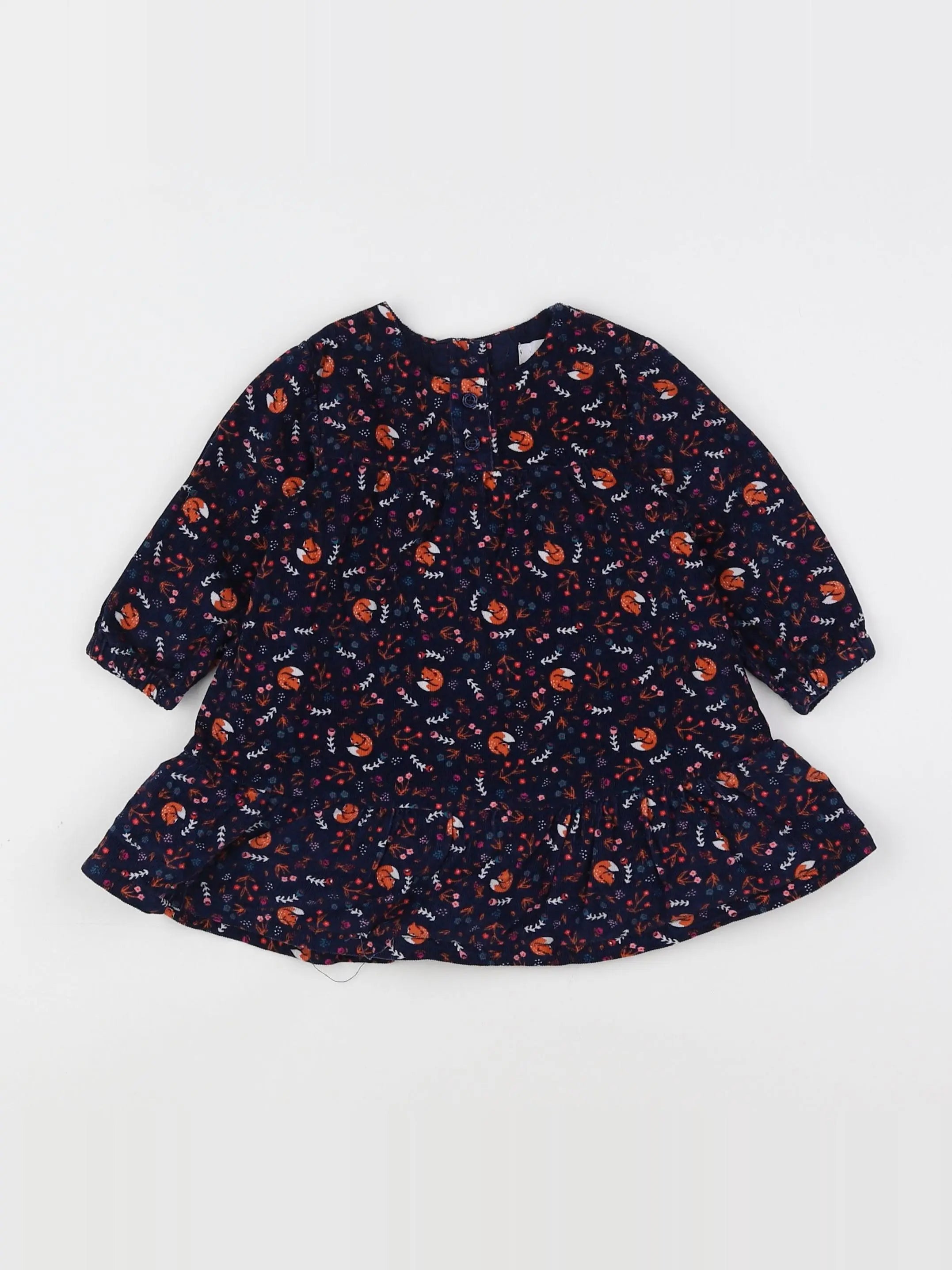 Cadet Rousselle - robe bleu, multicolore - 6 mois