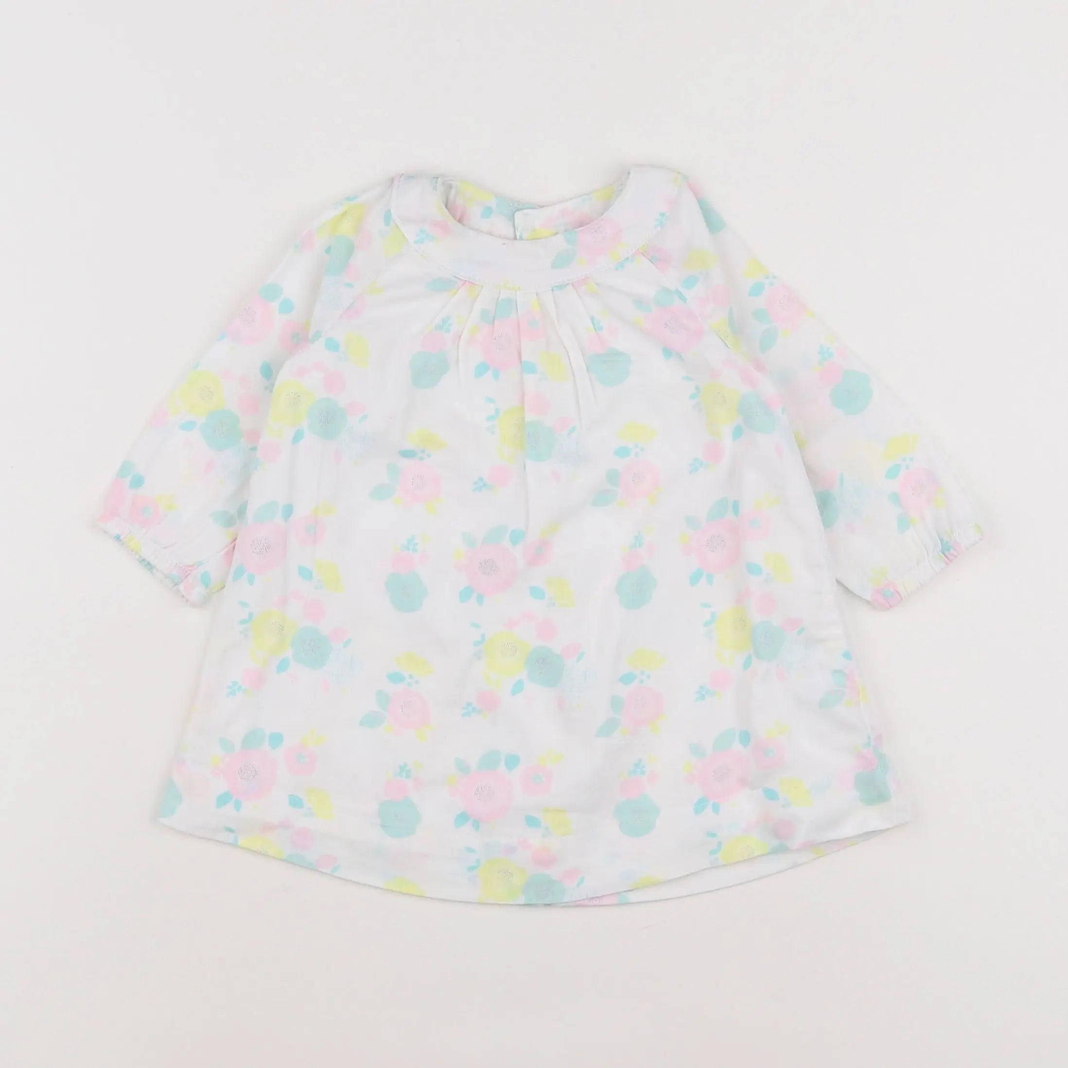 Vertbaudet - robe multicolore - 6 mois