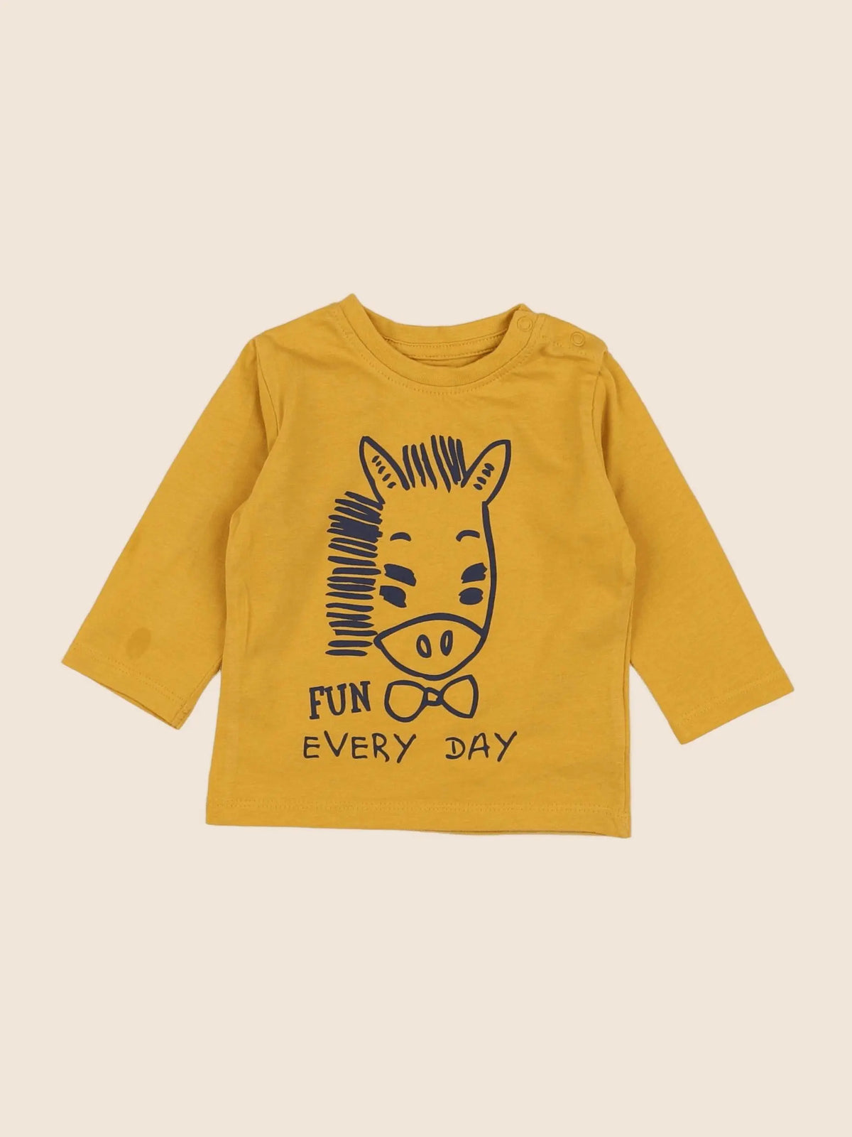 Vertbaudet - tee-shirt jaune - 3 mois