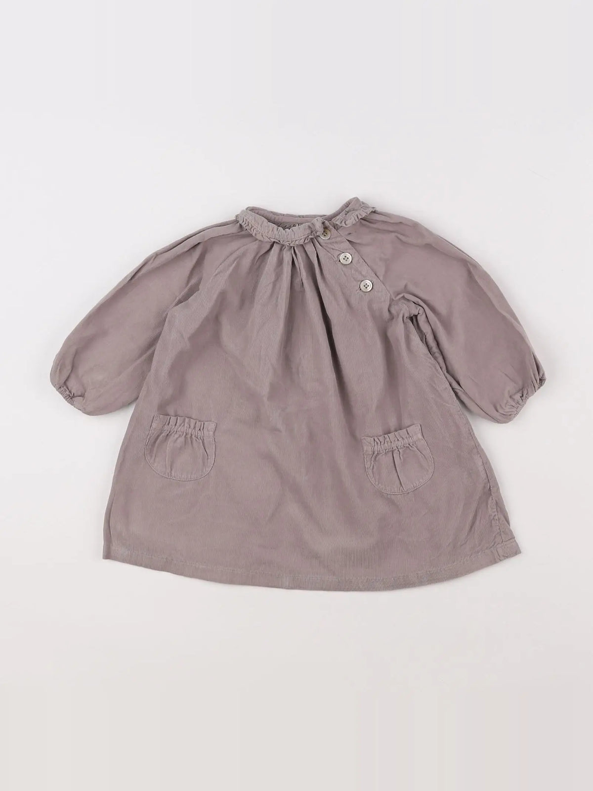 Bonton - robe violet - 12 mois