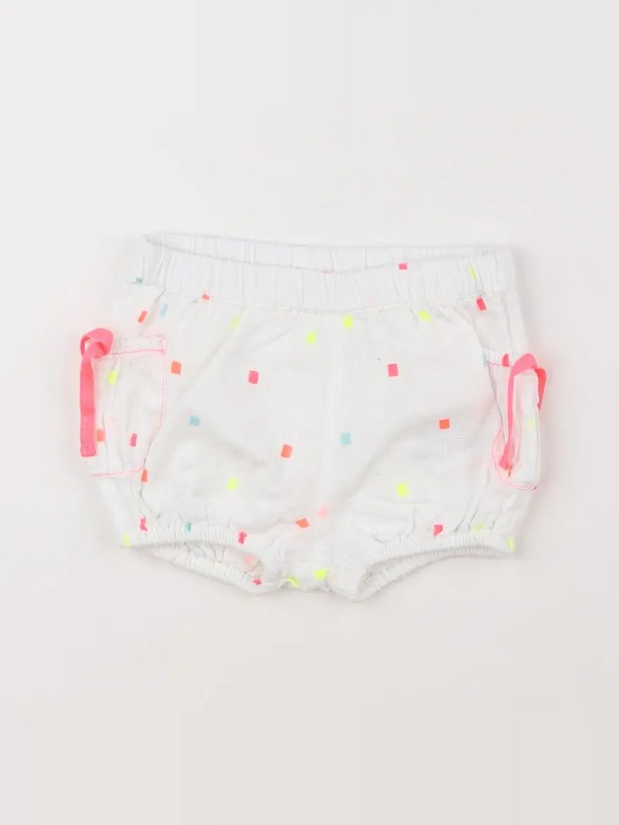 Billie Blush - short blanc - 6 mois