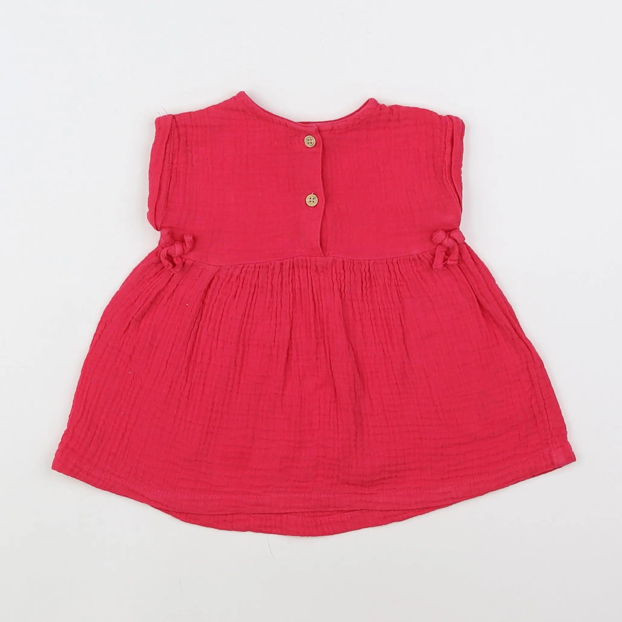 Vertbaudet - robe rose - 6 mois