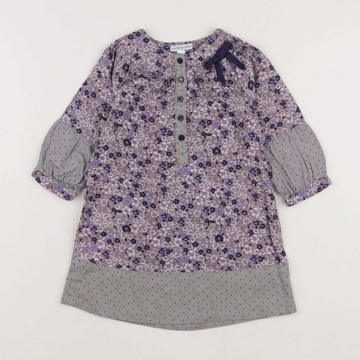 Vertbaudet - robe violet - 2 ans