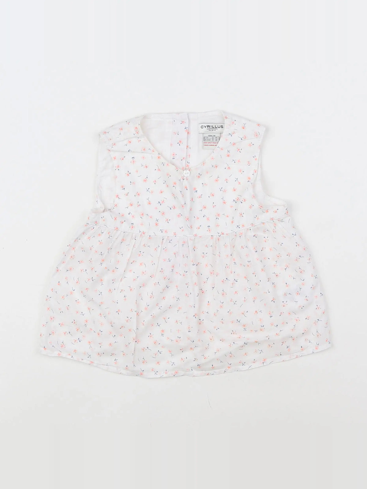 Cyrillus - robe blanc - 12 mois