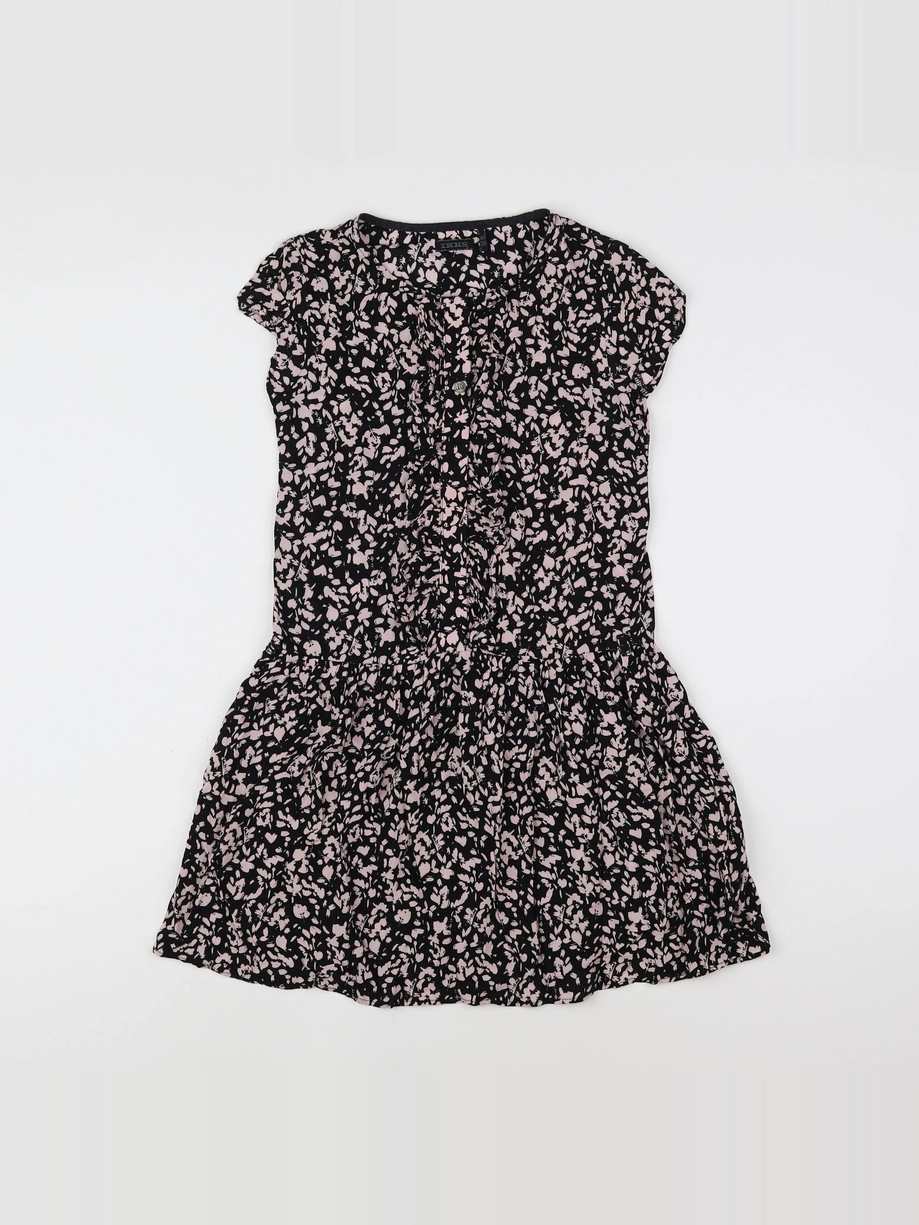 IKKS - robe noir - 8 ans