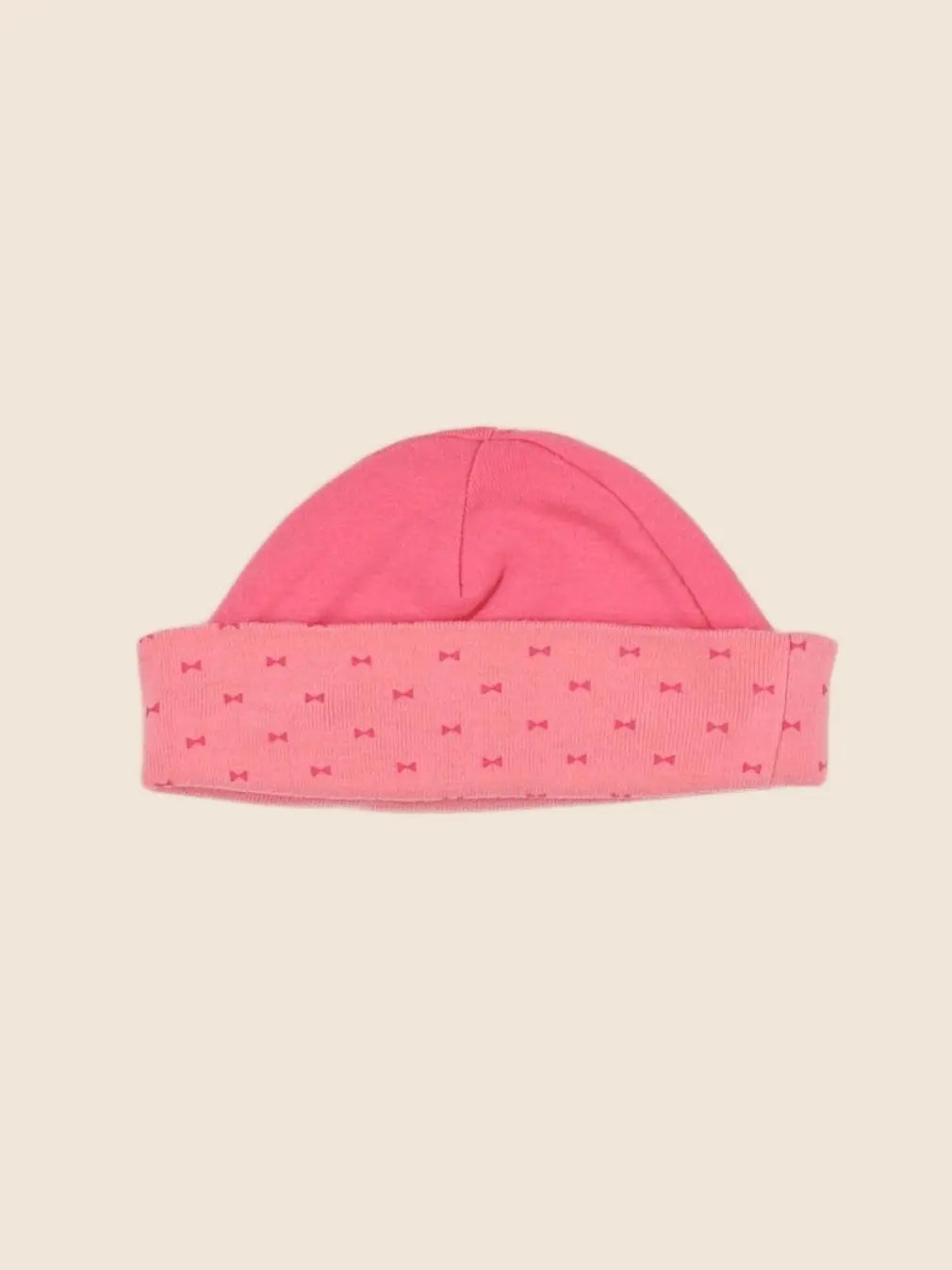 Vertbaudet - bonnet rose - 1 mois