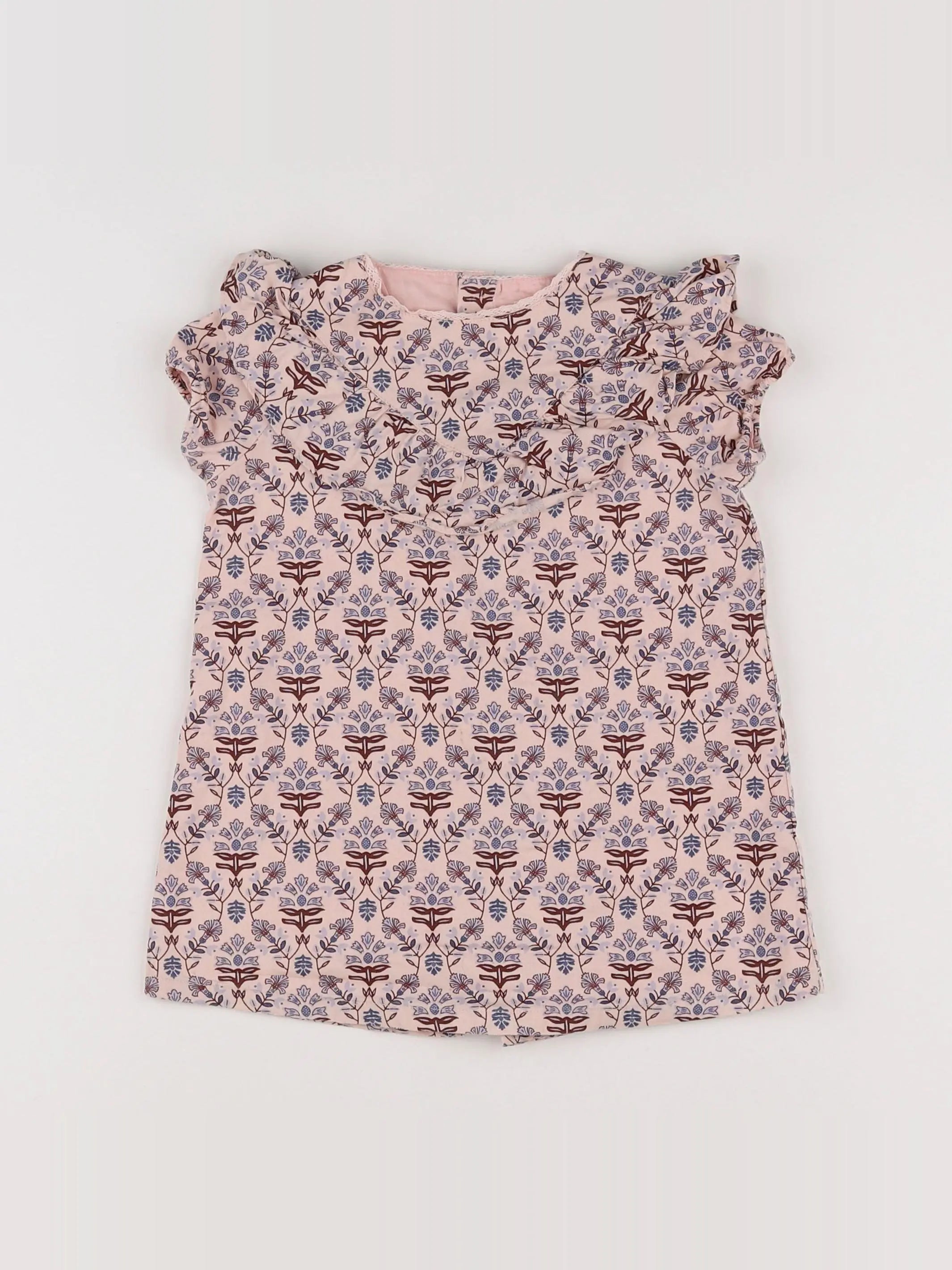 Little Cigogne - robe rose - 18 mois