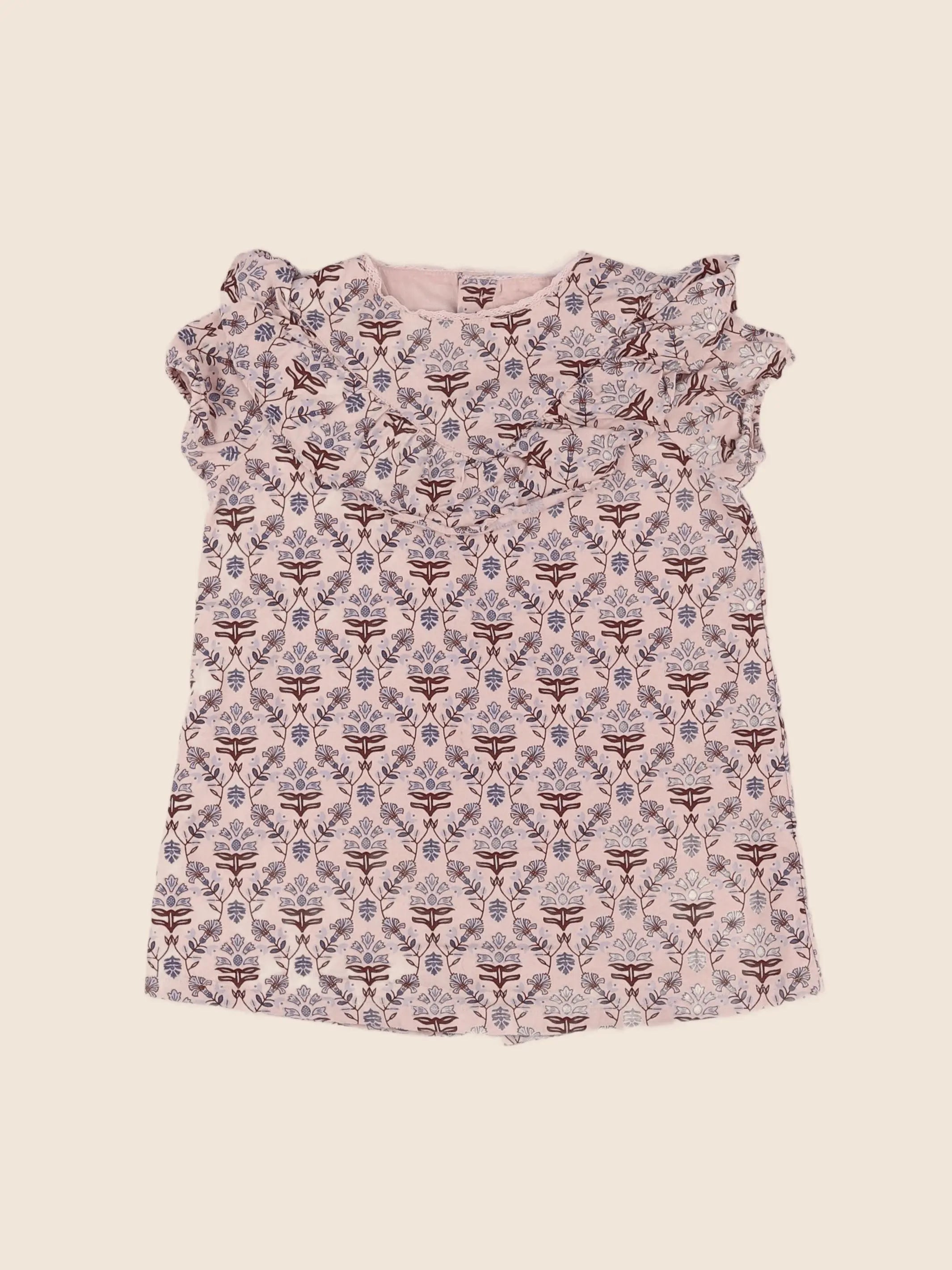 Little Cigogne - robe rose - 18 mois