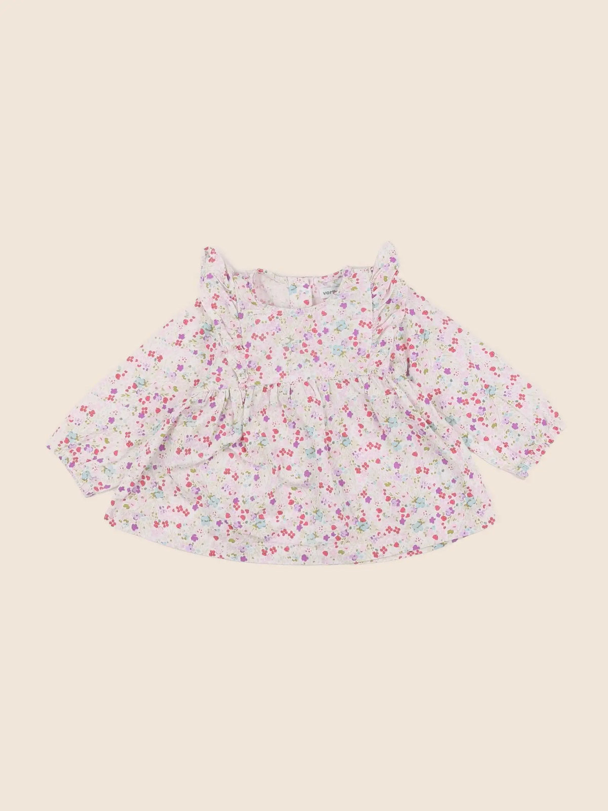 Vertbaudet - blouse rose, multicolore - 12 mois