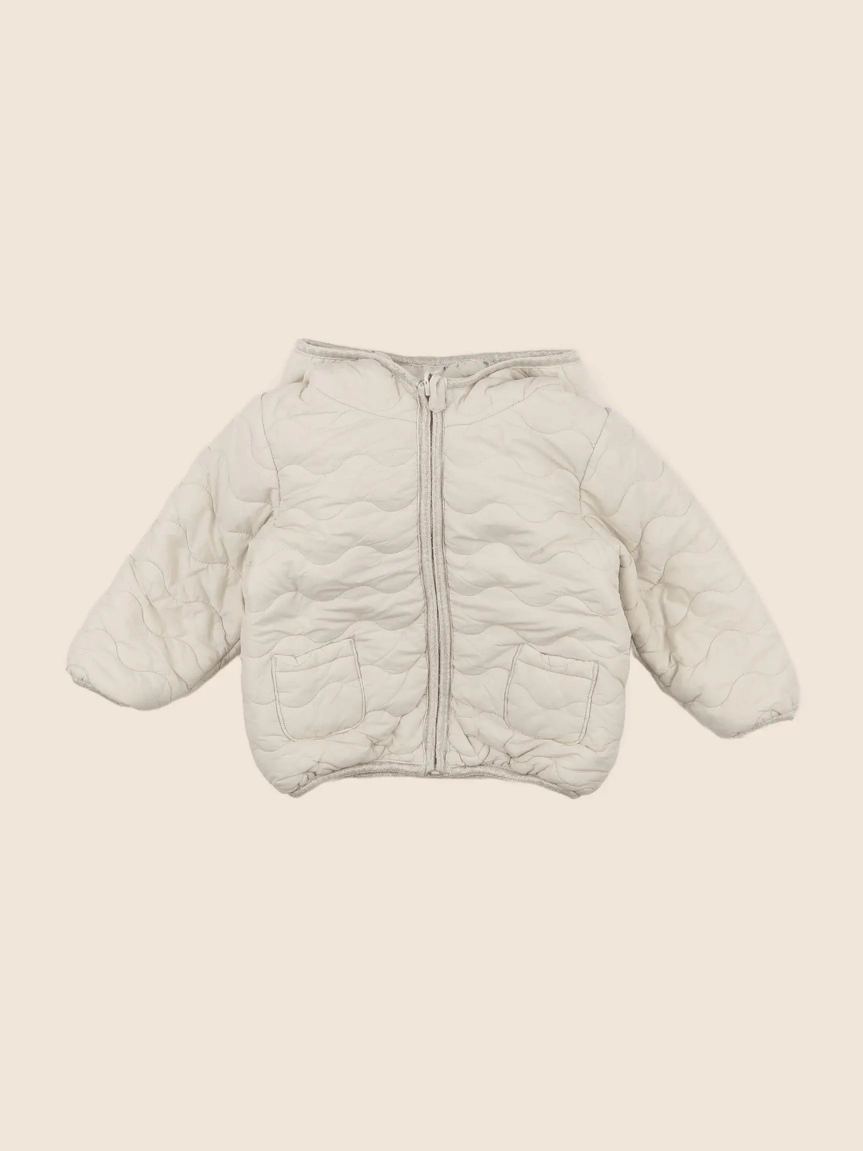 Tape à l'oeil - doudoune beige - 12/18 mois