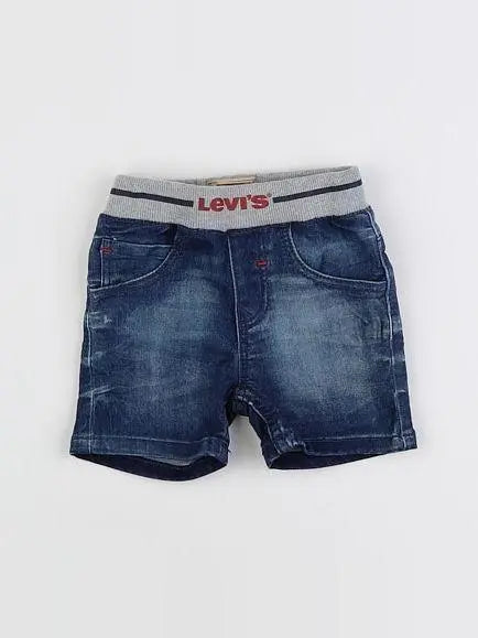 Levi's - short bleu - 12 mois
