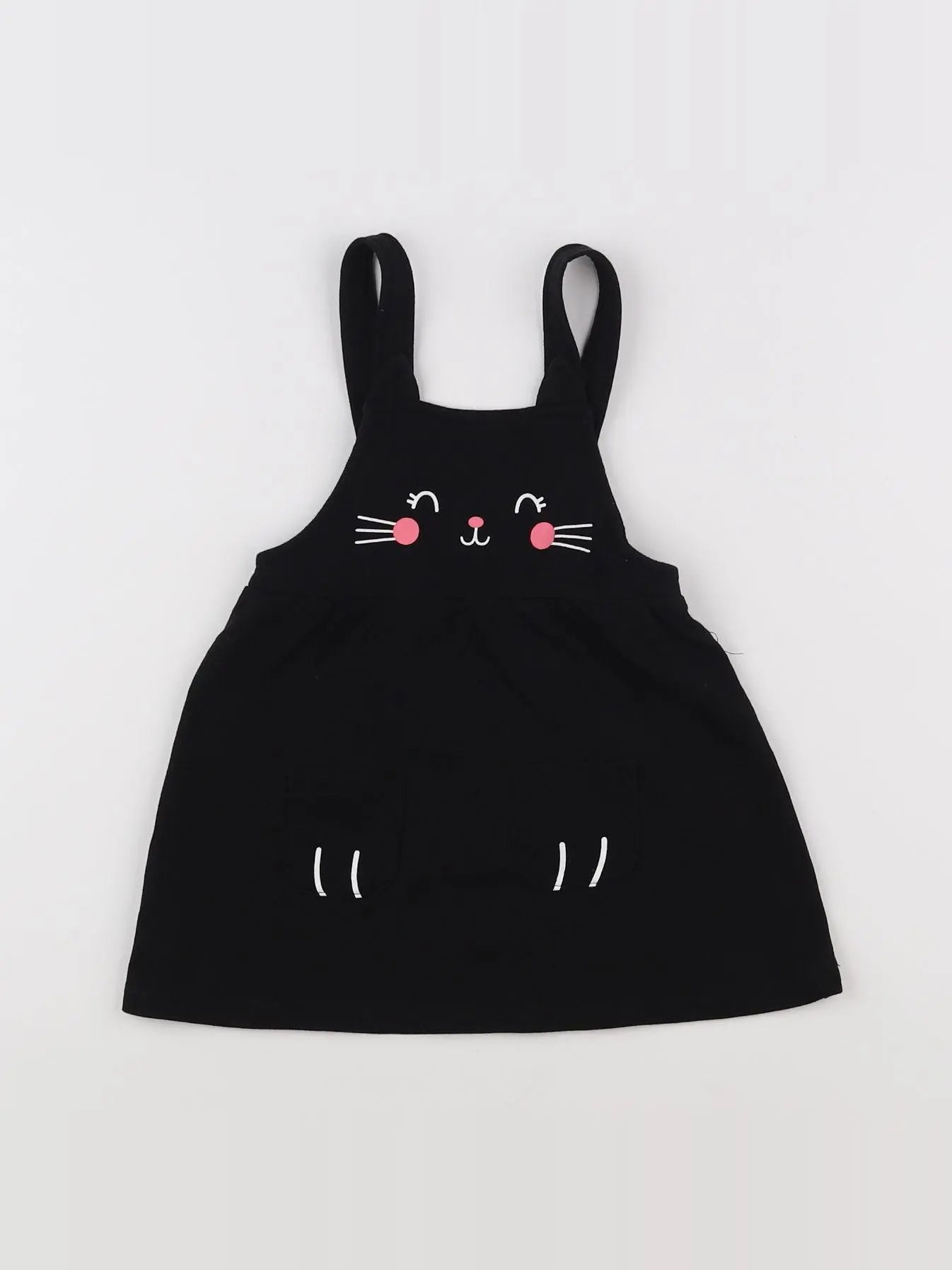 H&M - robe noir - 6/9 mois