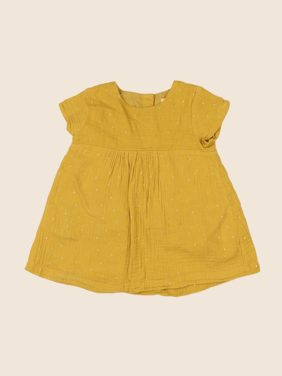 Eden & Victor - robe jaune - 9 mois