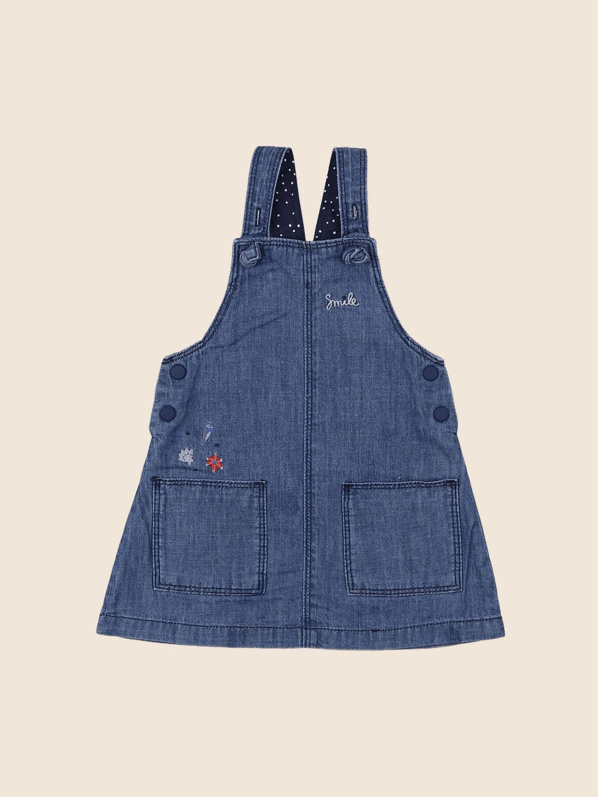 Catimini - robe bleu - 12 mois